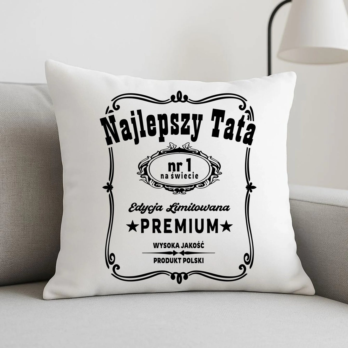 Poduszka dla taty - Najlepszy tata edycja limitowana DT32 - StoryCups.pl