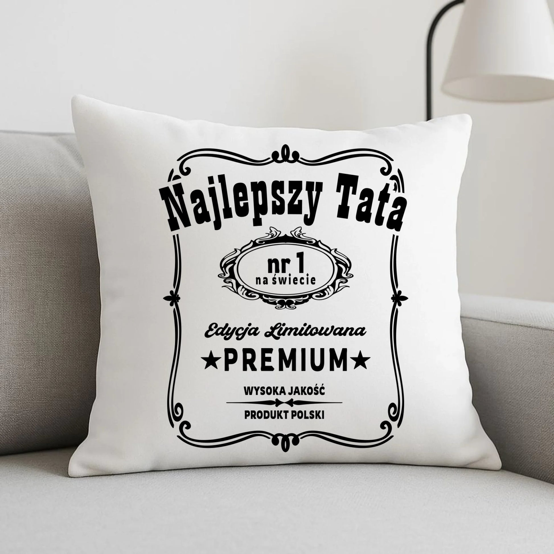 Poduszka dla taty - Najlepszy tata edycja limitowana DT32 - StoryCups.pl