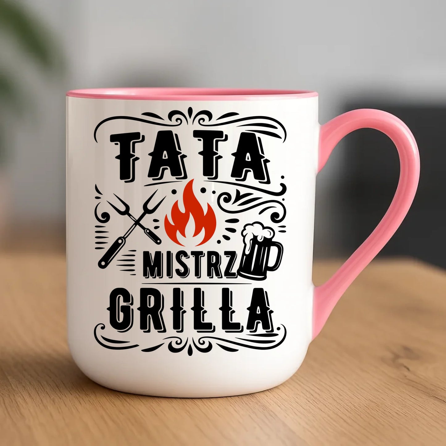 Kubek elegant dla taty - Tata mistrz grilla DT53 - StoryCups.pl