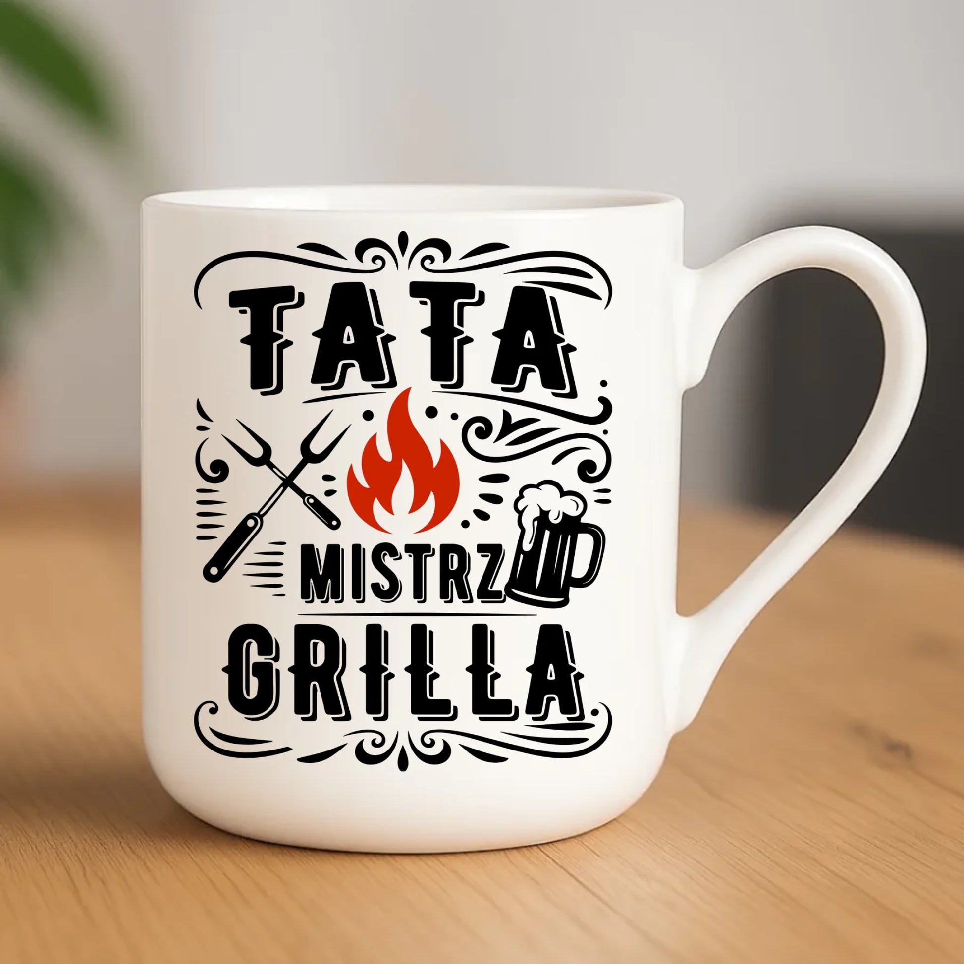 Kubek elegant dla taty - Tata mistrz grilla DT53 - StoryCups.pl