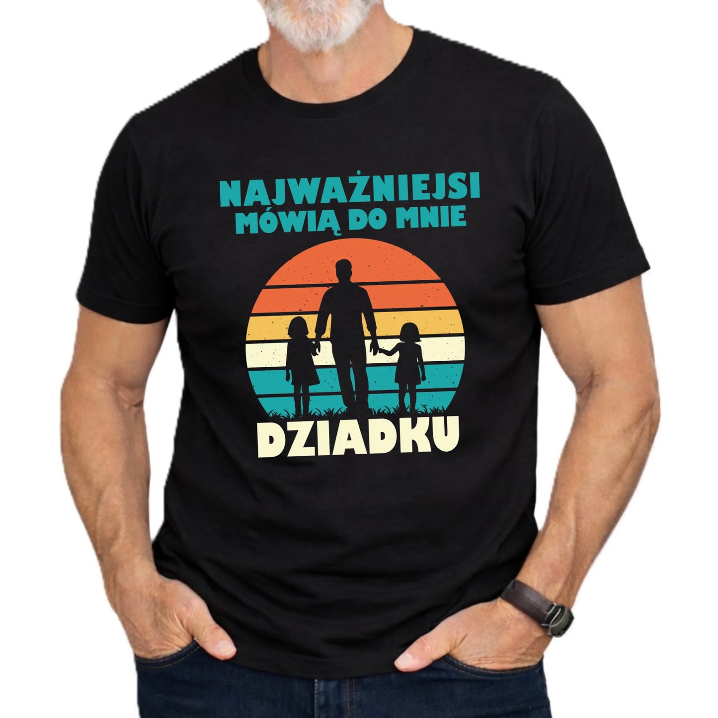 Koszulka dla dziadka - Najważniejsi mówią do mnie dziadku D34 - StoryCups.pl