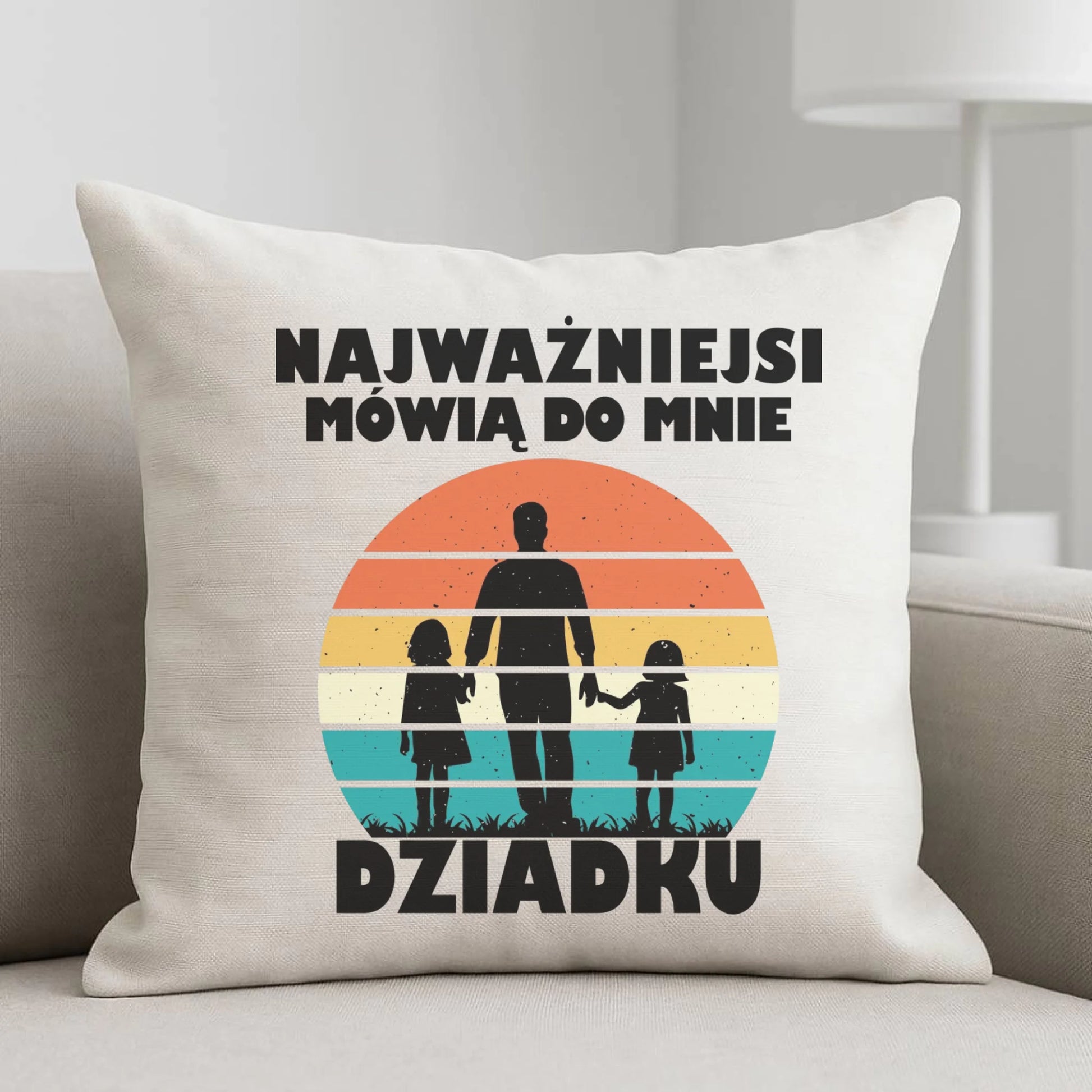 Poduszka dla dziadka - Najważniejsi mówią do mnie dziadku D34 - StoryCups.pl