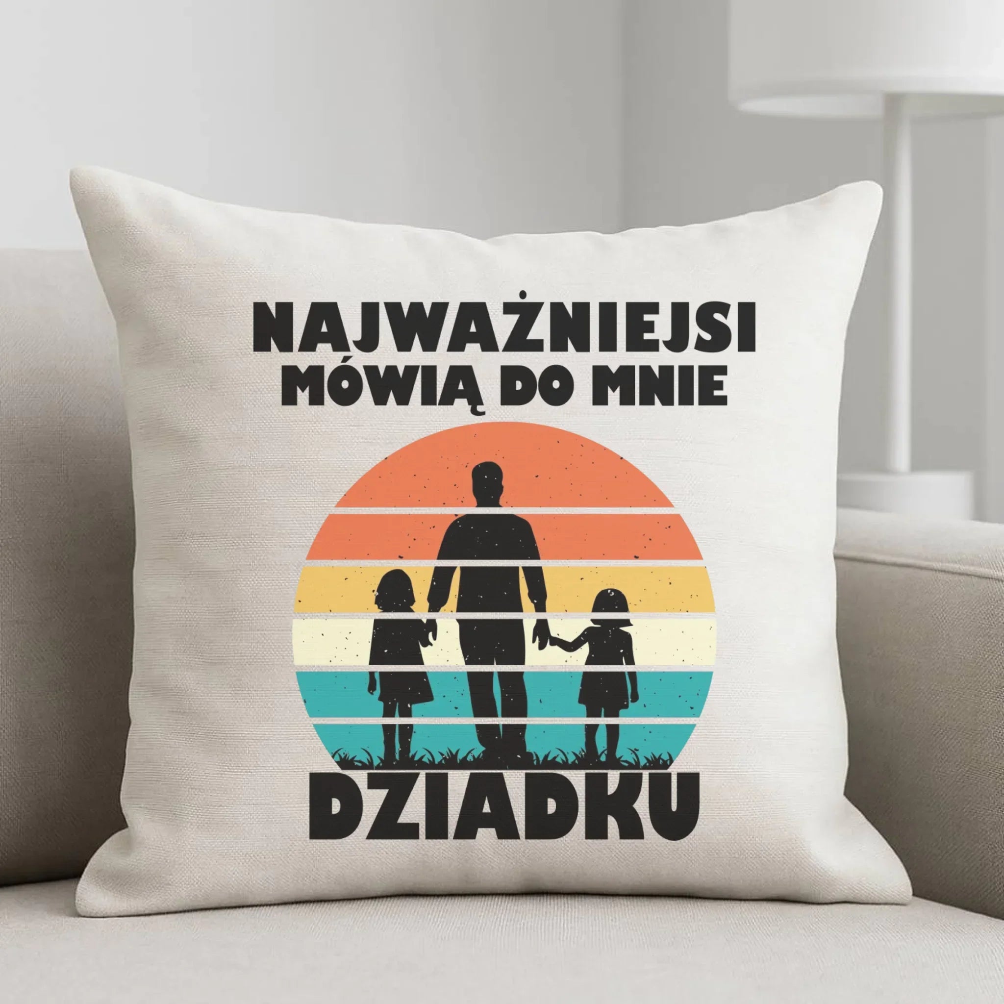 Poduszka dla dziadka - Najważniejsi mówią do mnie dziadku D34 - StoryCups.pl