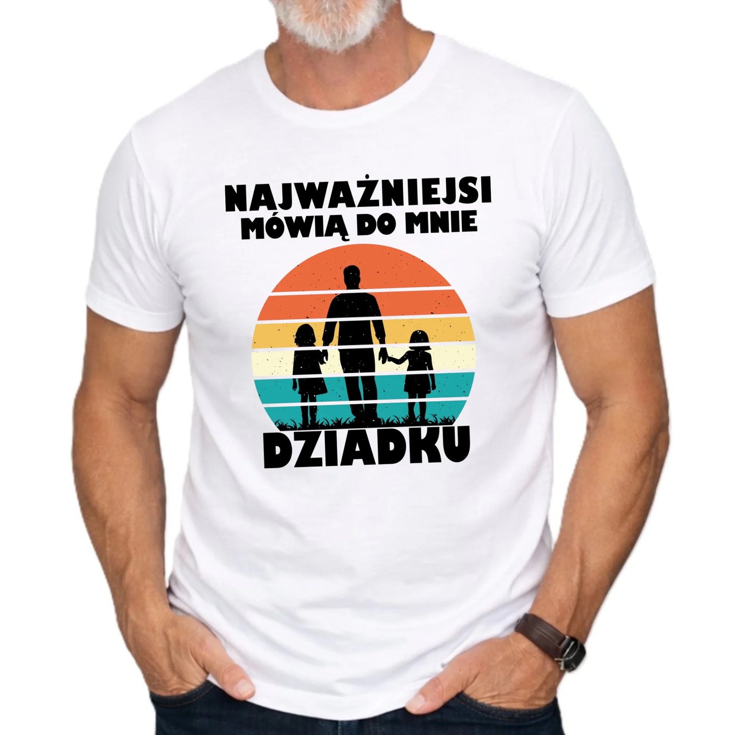 Koszulka dla dziadka - Najważniejsi mówią do mnie dziadku D34 - StoryCups.pl