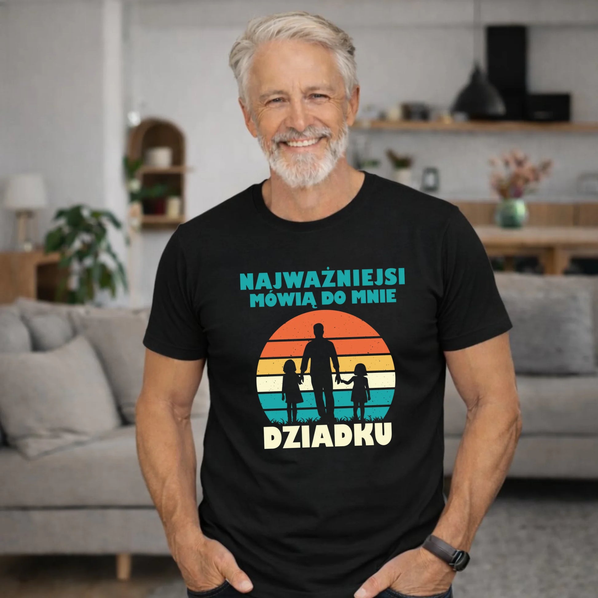 Koszulka dla dziadka - Najważniejsi mówią do mnie dziadku D34 - StoryCups.pl