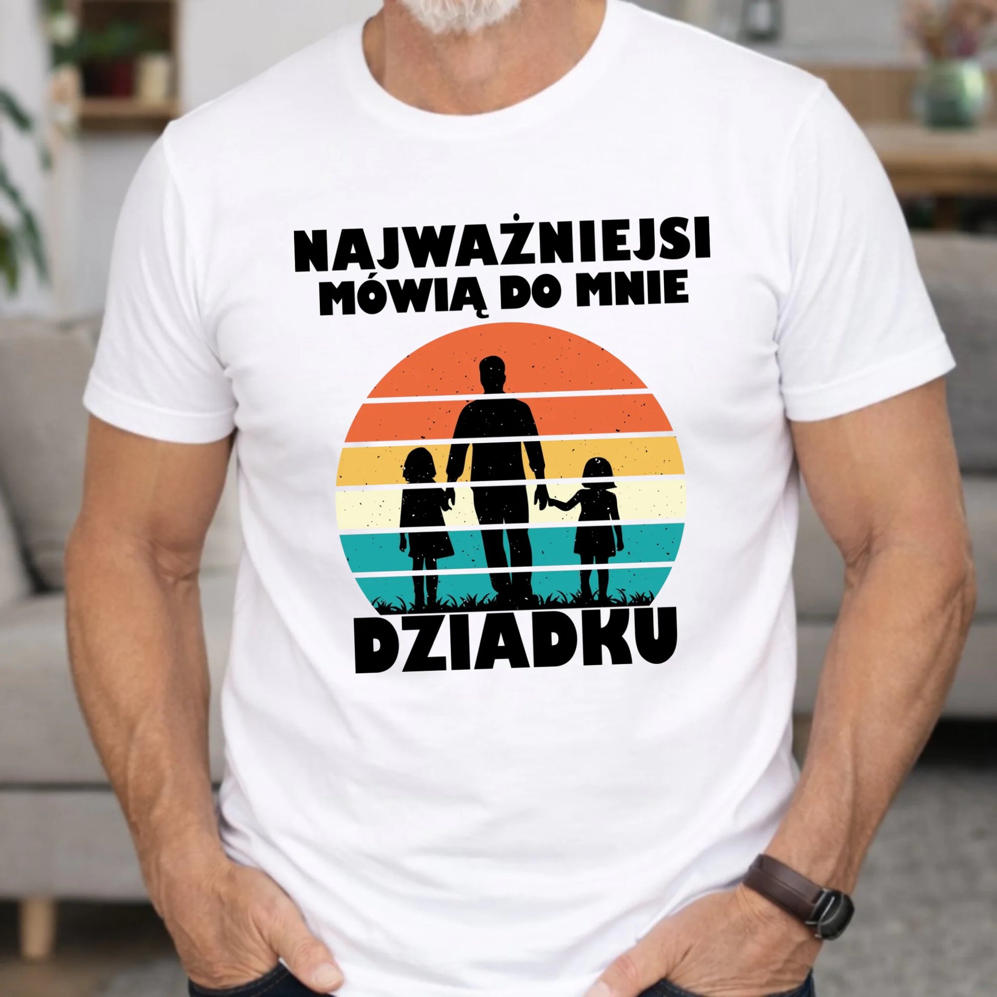 Koszulka dla dziadka - Najważniejsi mówią do mnie dziadku D34 - StoryCups.pl