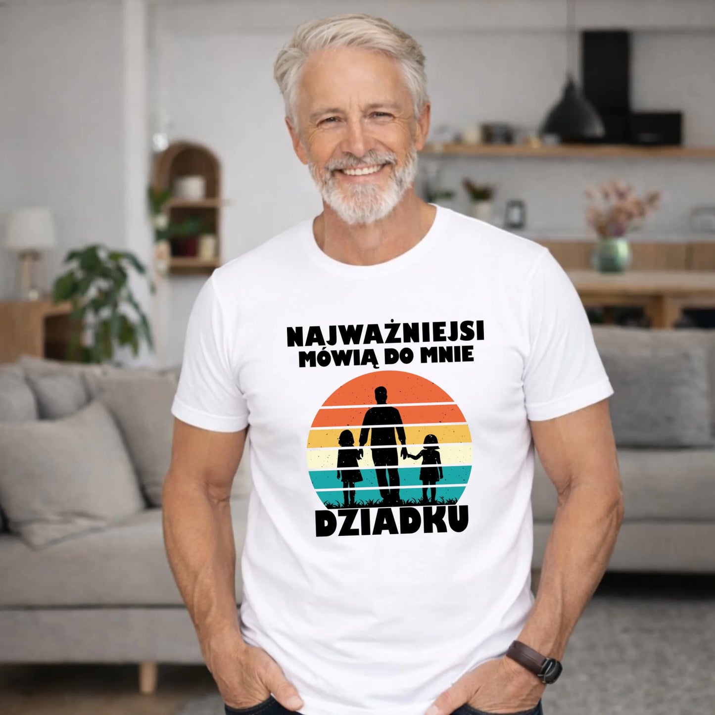 Koszulka dla dziadka - Najważniejsi mówią do mnie dziadku D34 - StoryCups.pl
