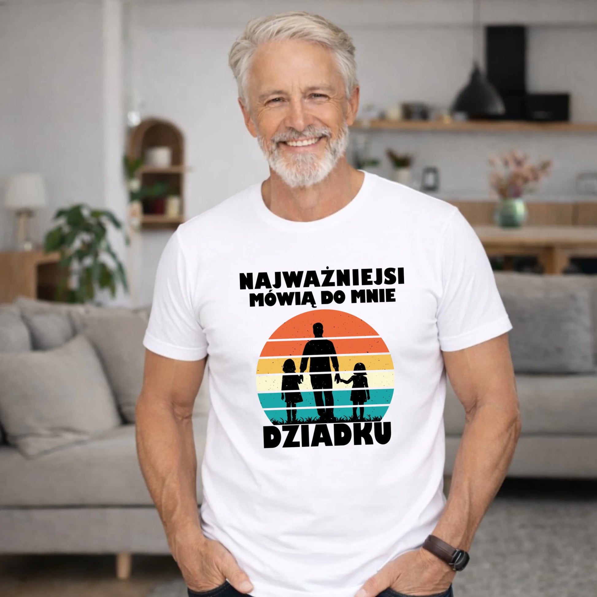 Koszulka dla dziadka - Najważniejsi mówią do mnie dziadku D34 - StoryCups.pl