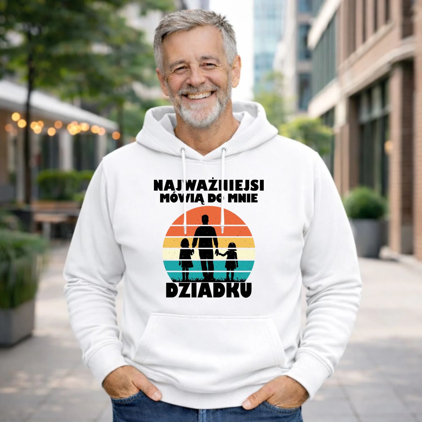 Bluza z kapturem dla dziadka - Najważniejsi mówią do mnie dziadku D34 - StoryCups.pl