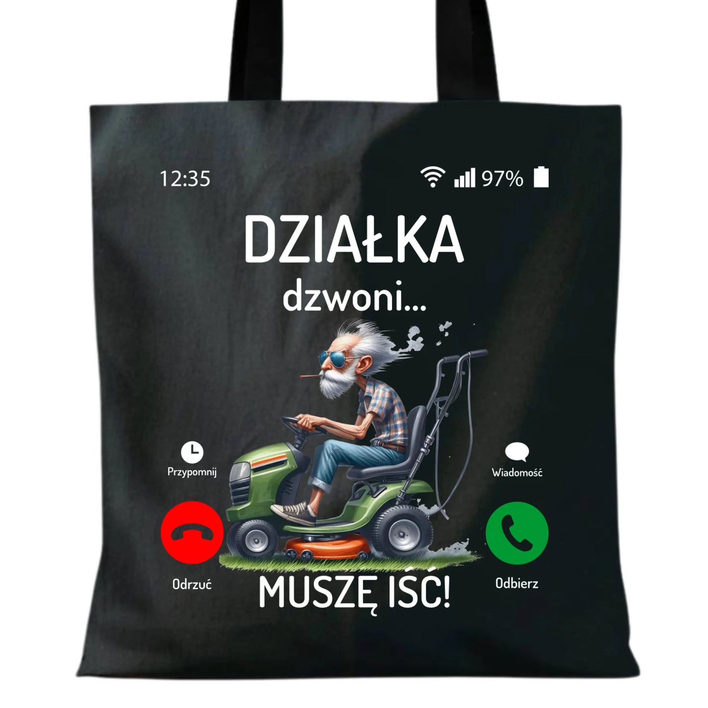Torba dla dziadka - Działka dzwoni muszę iść D35 - StoryCups.pl