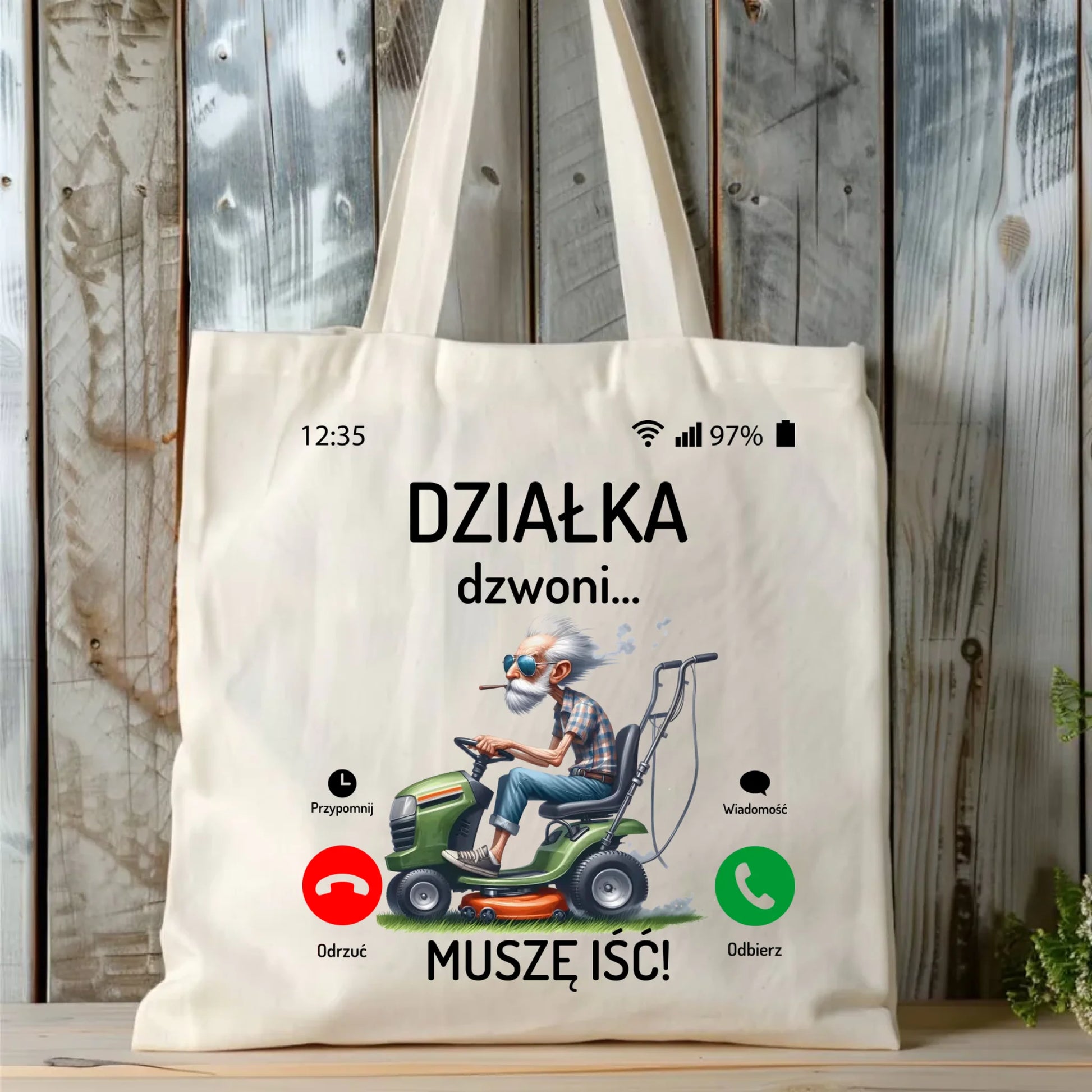 Torba dla dziadka - Działka dzwoni muszę iść D35 - StoryCups.pl