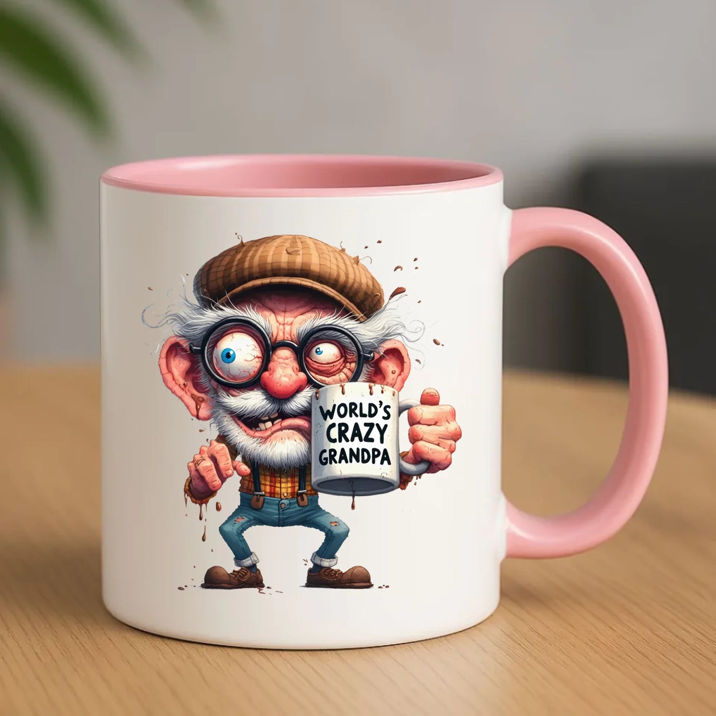 Kubek dla dziadka - Crazy grandpa D38 - StoryCups.pl