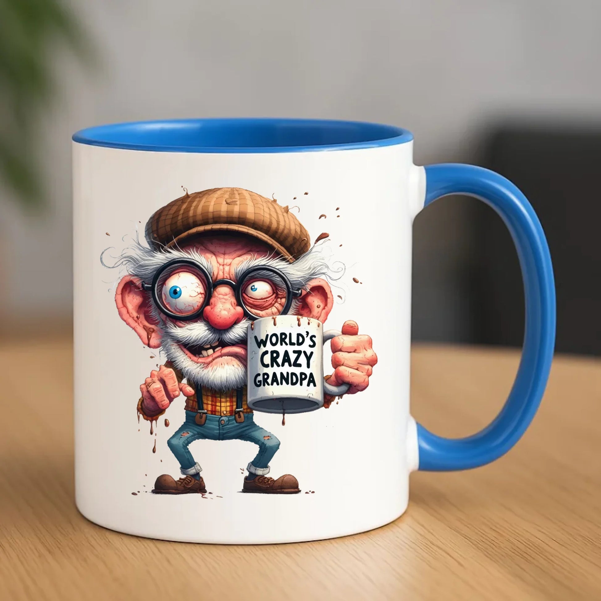 Kubek dla dziadka - Crazy grandpa D38 - StoryCups.pl
