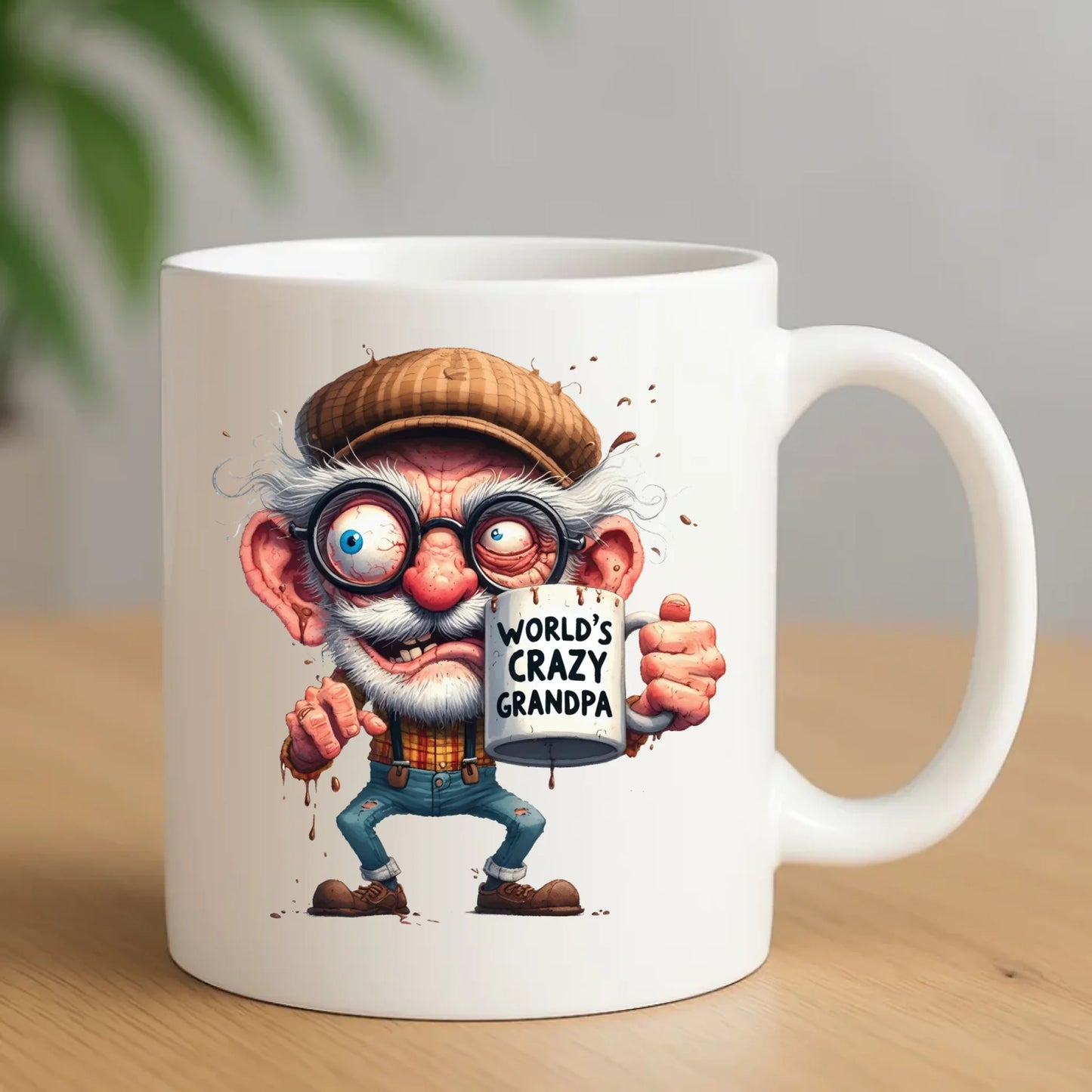 Kubek dla dziadka - Crazy grandpa D38 - StoryCups.pl