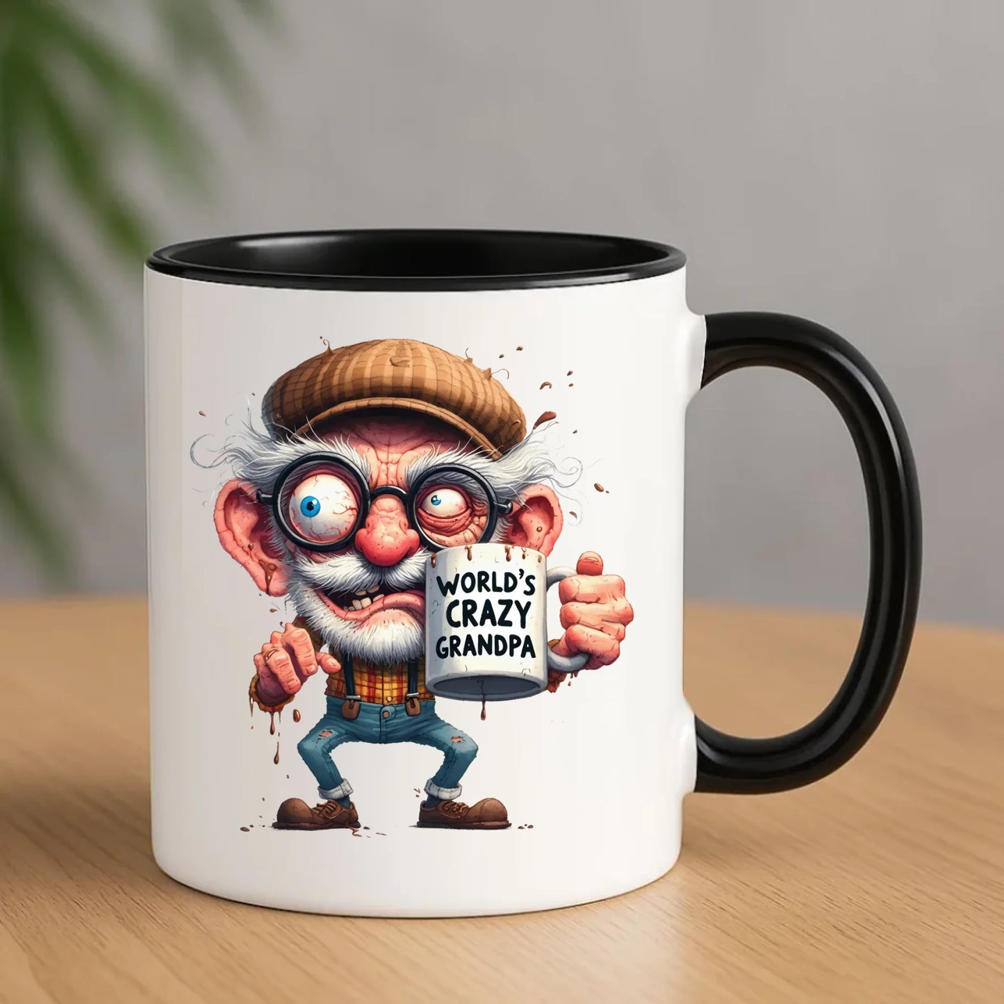 Kubek dla dziadka - Crazy grandpa D38 - StoryCups.pl