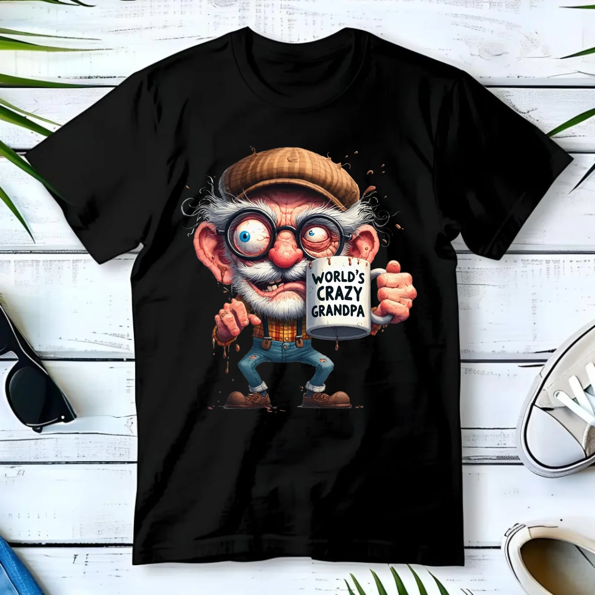 Koszulka dla dziadka - Crazy grandpa D38 - StoryCups.pl