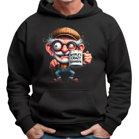 Bluza z kapturem dla dziadka - Crazy grandpa D38 - StoryCups.pl