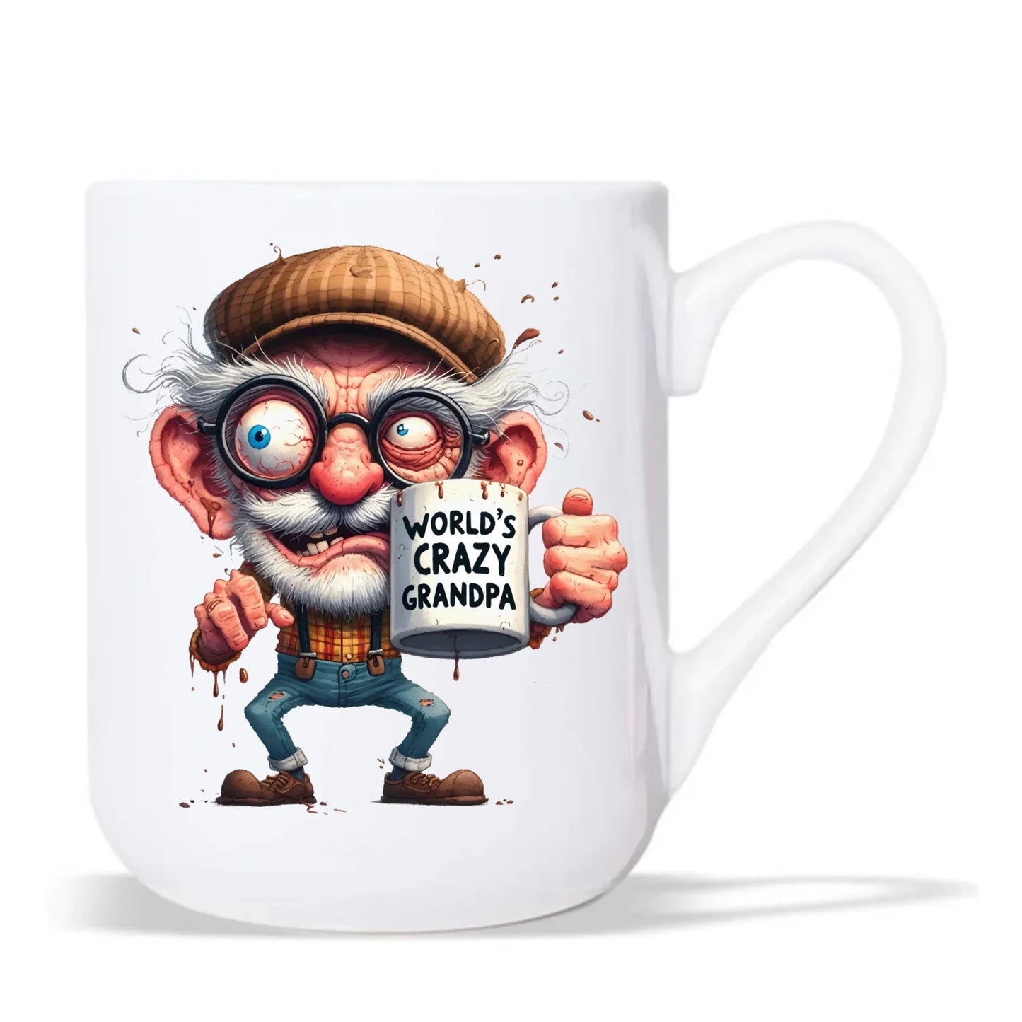 Kubek elegant dla dziadka - Crazy grandpa D38 - StoryCups.pl