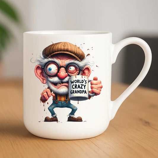 Kubek elegant dla dziadka - Crazy grandpa D38 - StoryCups.pl
