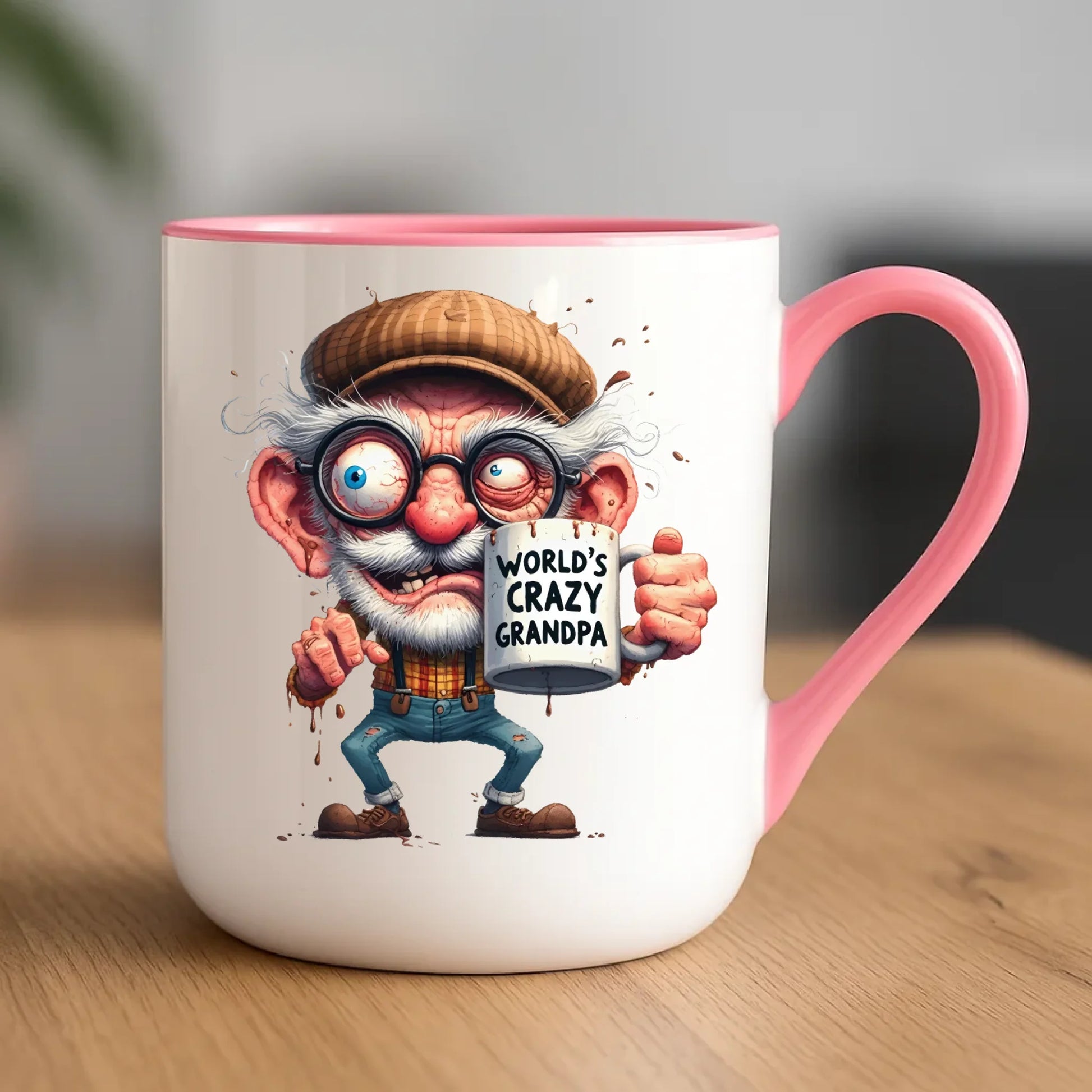 Kubek elegant dla dziadka - Crazy grandpa D38 - StoryCups.pl