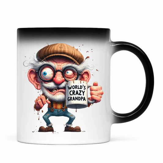 Kubek magiczny dla dziadka - Crazy grandpa D38 - StoryCups.pl