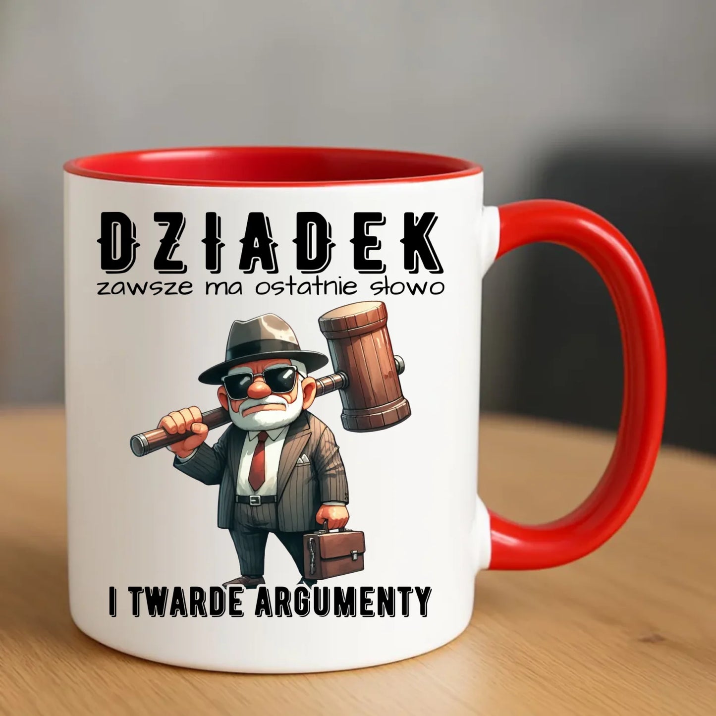 Kubek dla dziadka - Dziadek zawsze ma ostatnie słowo D40 - StoryCups.pl