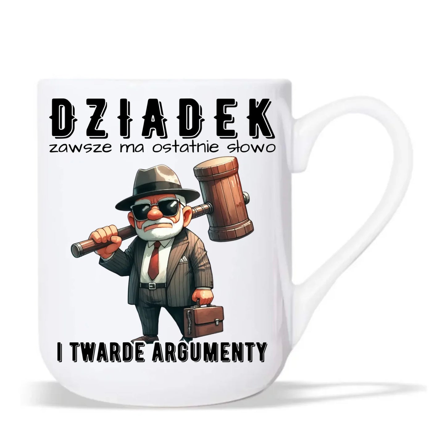 Kubek elegant dla dziadka - Dziadek zawsze ma ostatnie słowo D40 - StoryCups.pl