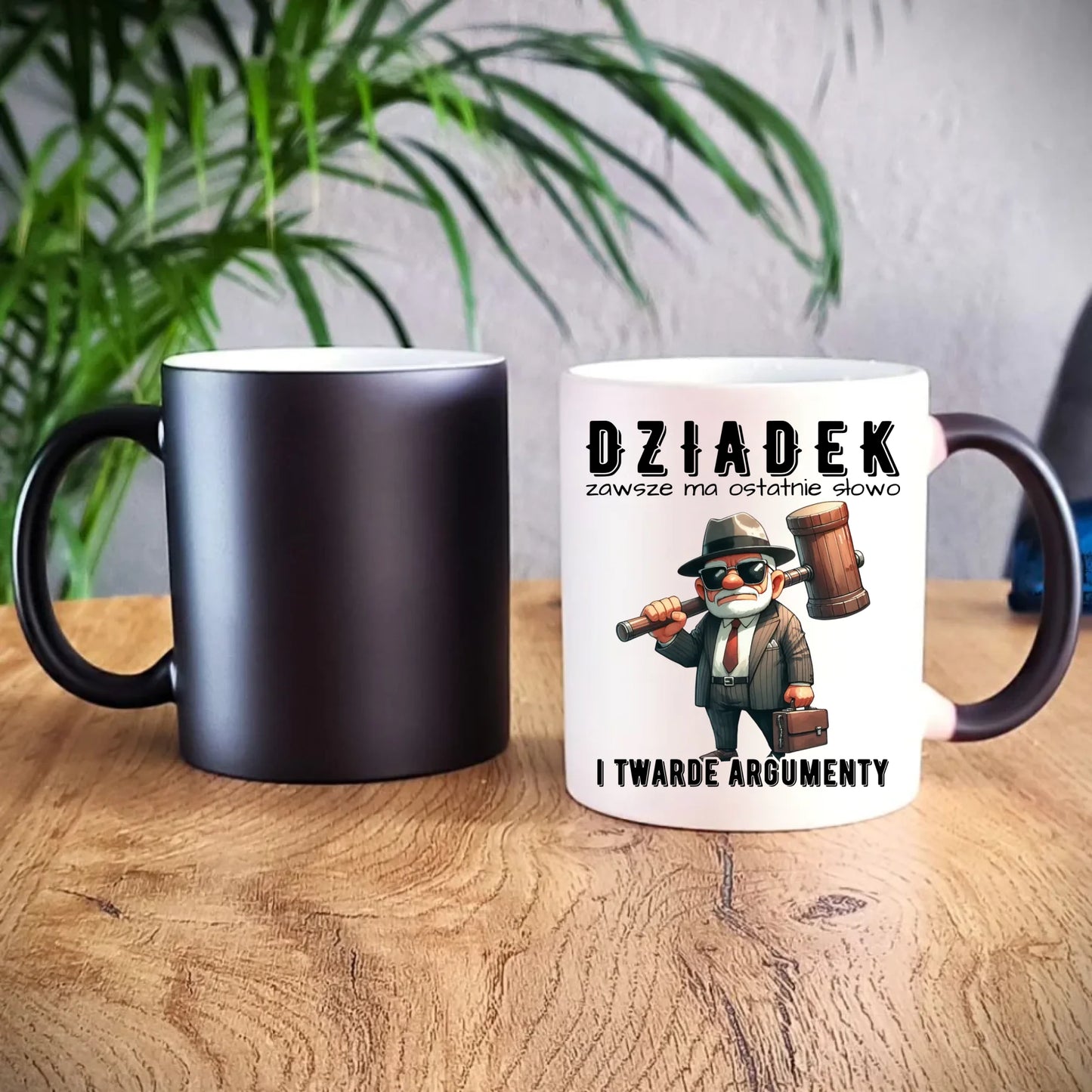 Kubek magiczny dla dziadka - Dziadek zawsze ma ostatnie słowo D40 - StoryCups.pl