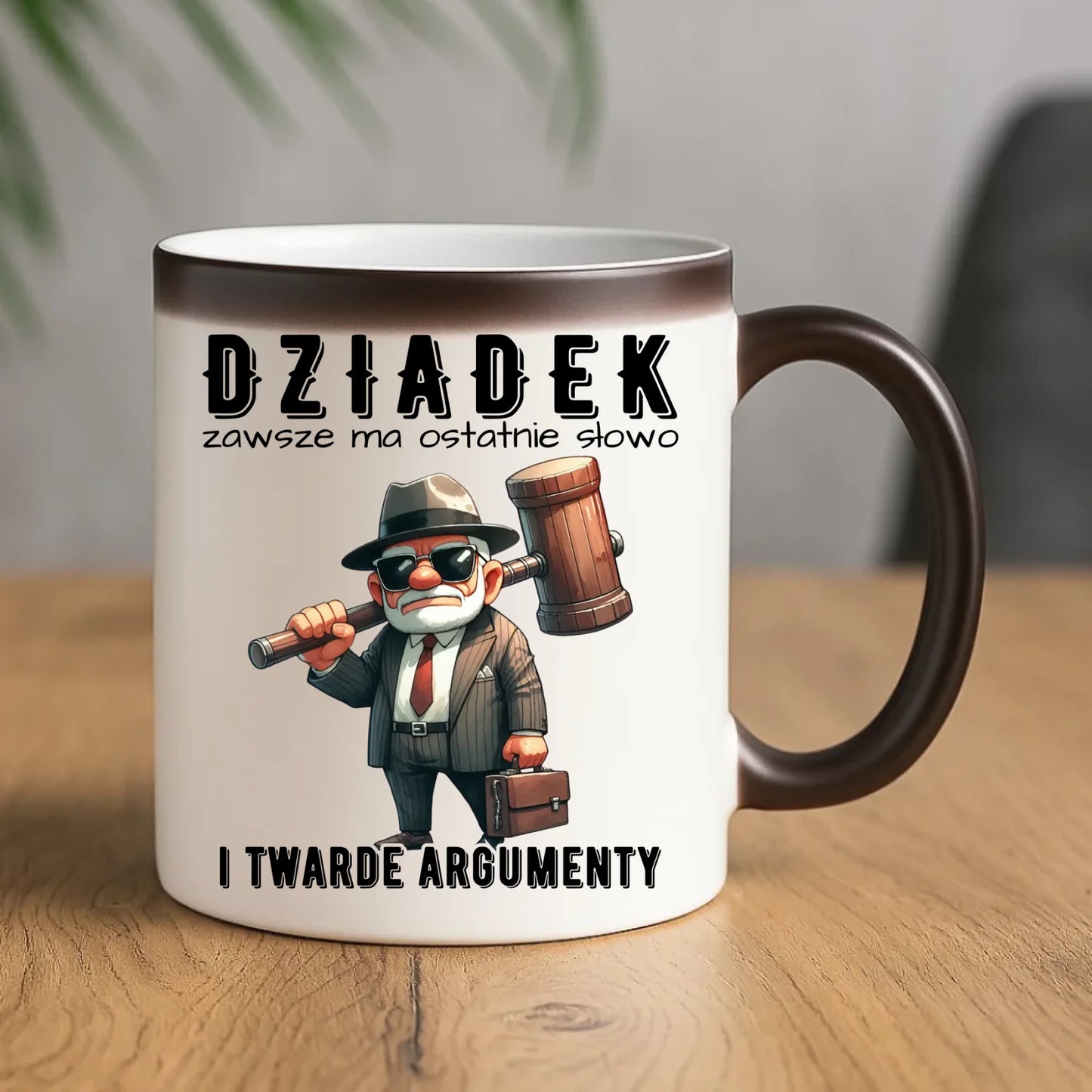 Kubek magiczny dla dziadka - Dziadek zawsze ma ostatnie słowo D40 - StoryCups.pl
