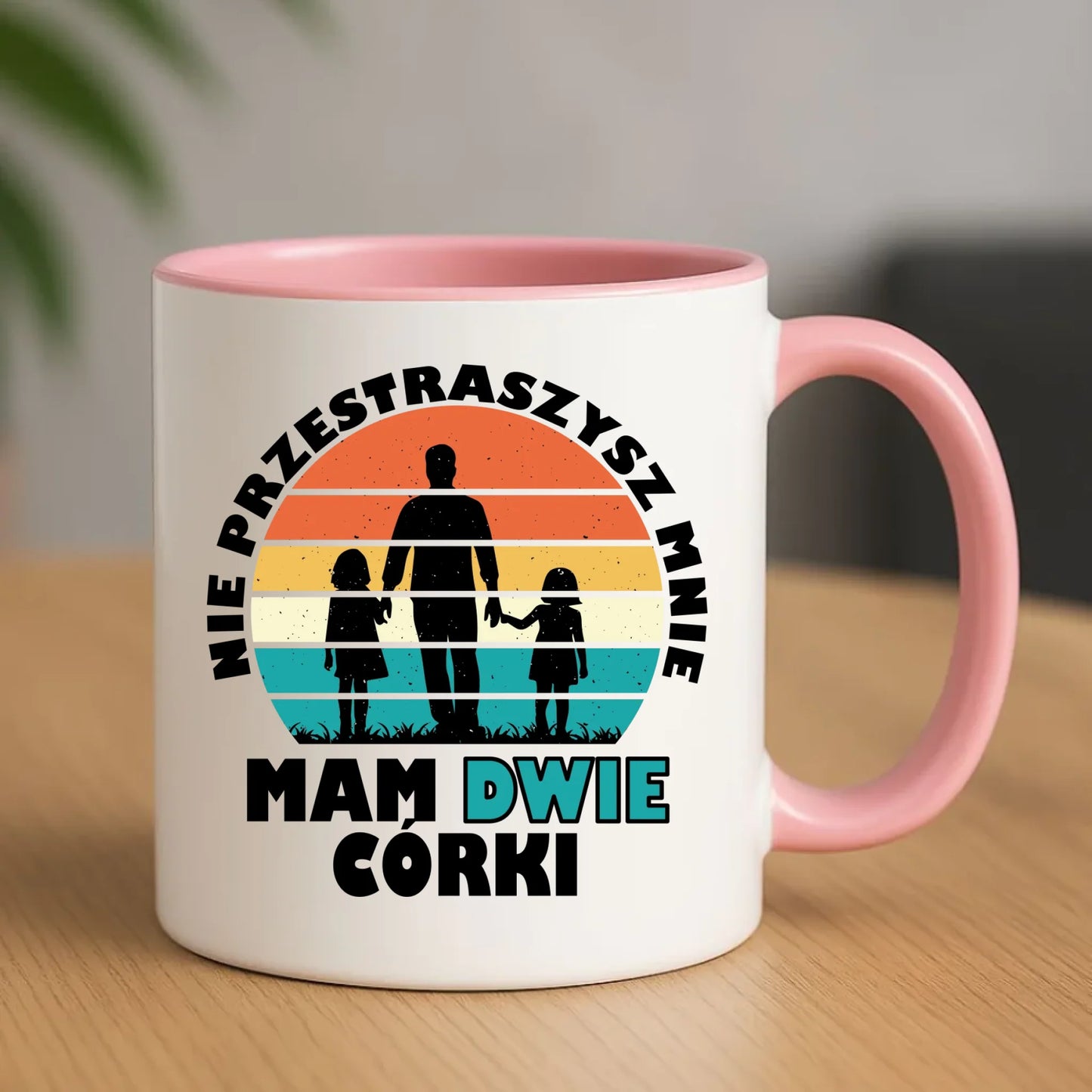Kubek dla taty - Nie przestraszysz mnie mam dwie córki DT02 - StoryCups.pl