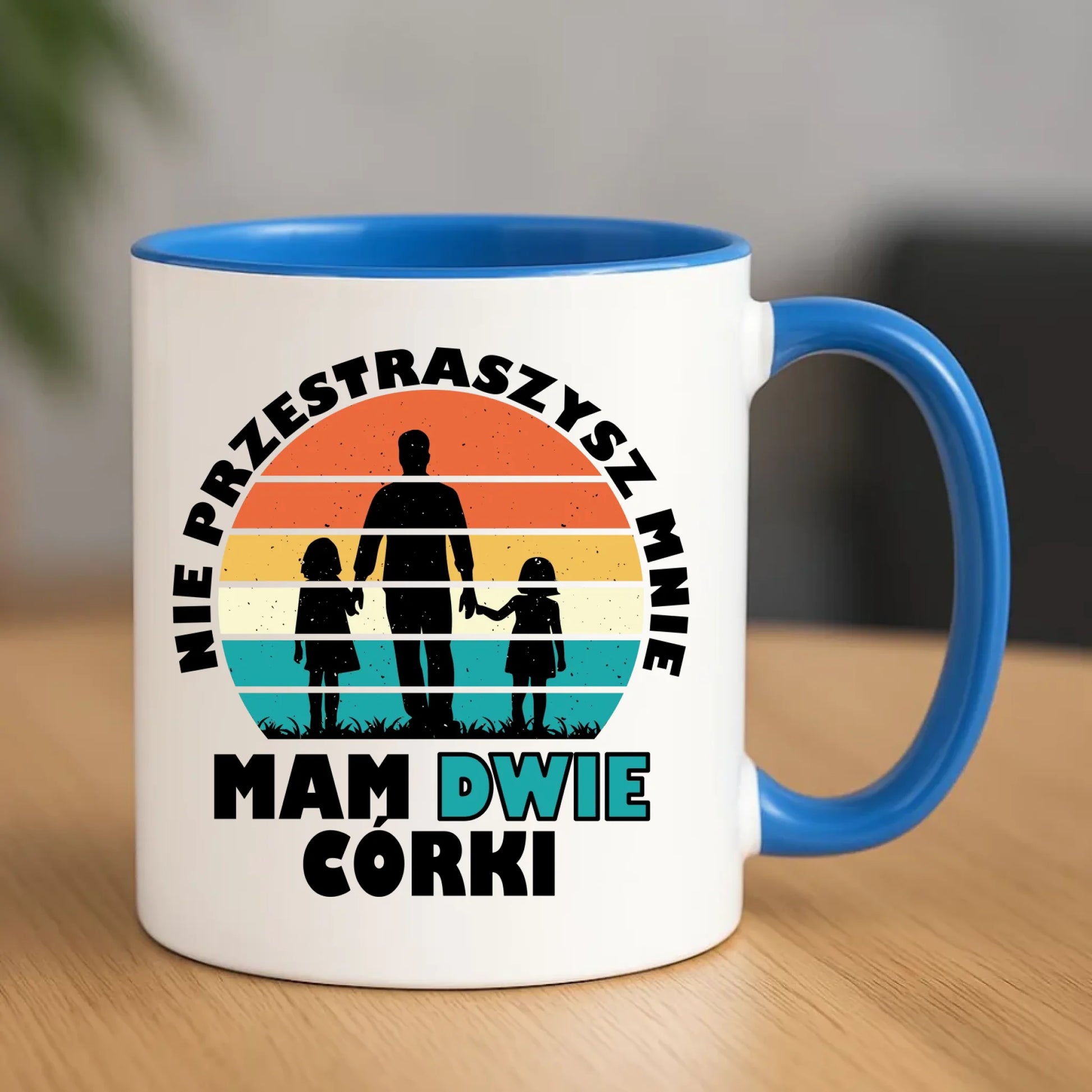 Kubek dla taty - Nie przestraszysz mnie mam dwie córki DT02 - StoryCups.pl