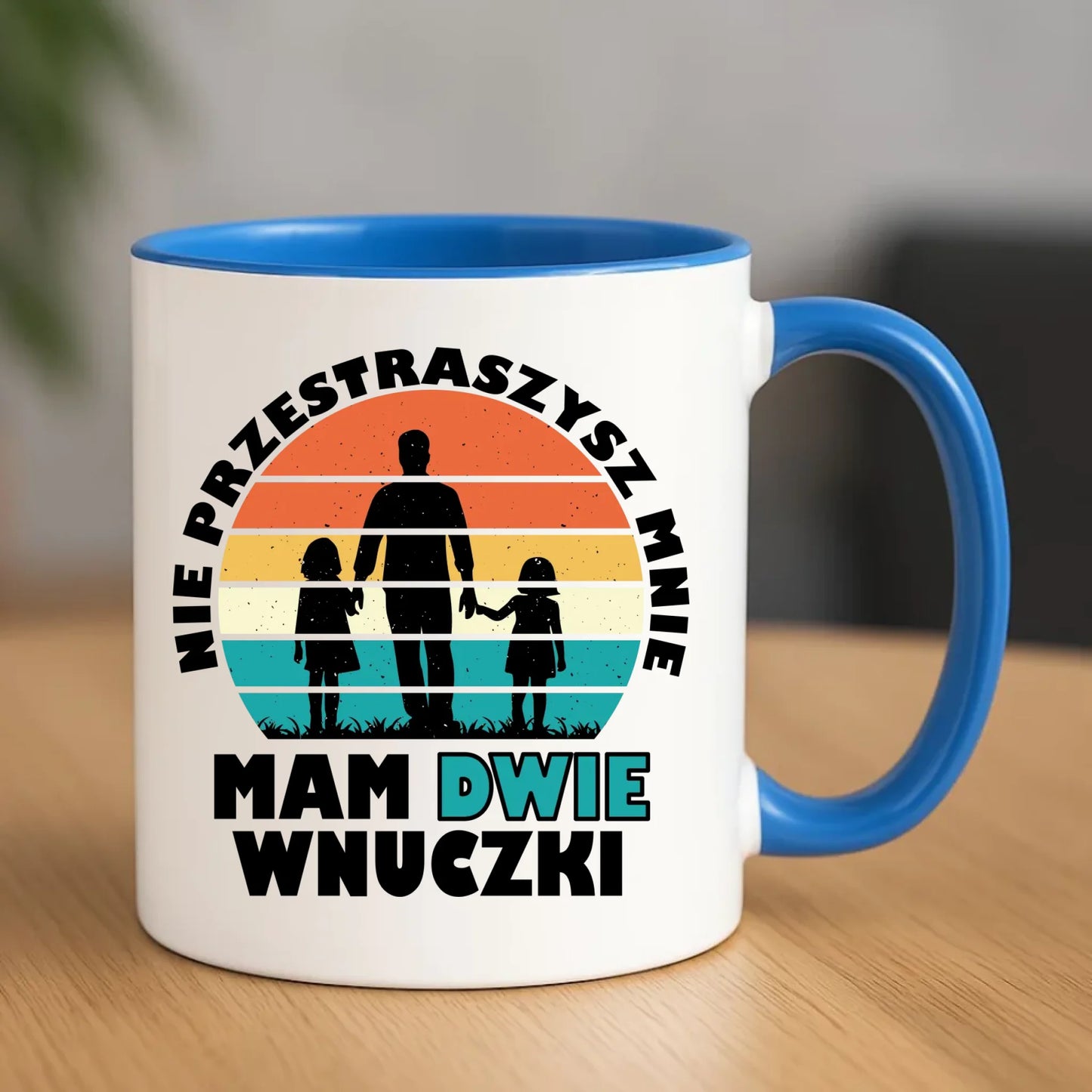 Kubek dla dziadka - Nie przestraszysz mnie mam dwie wnuczki D41 - StoryCups.pl