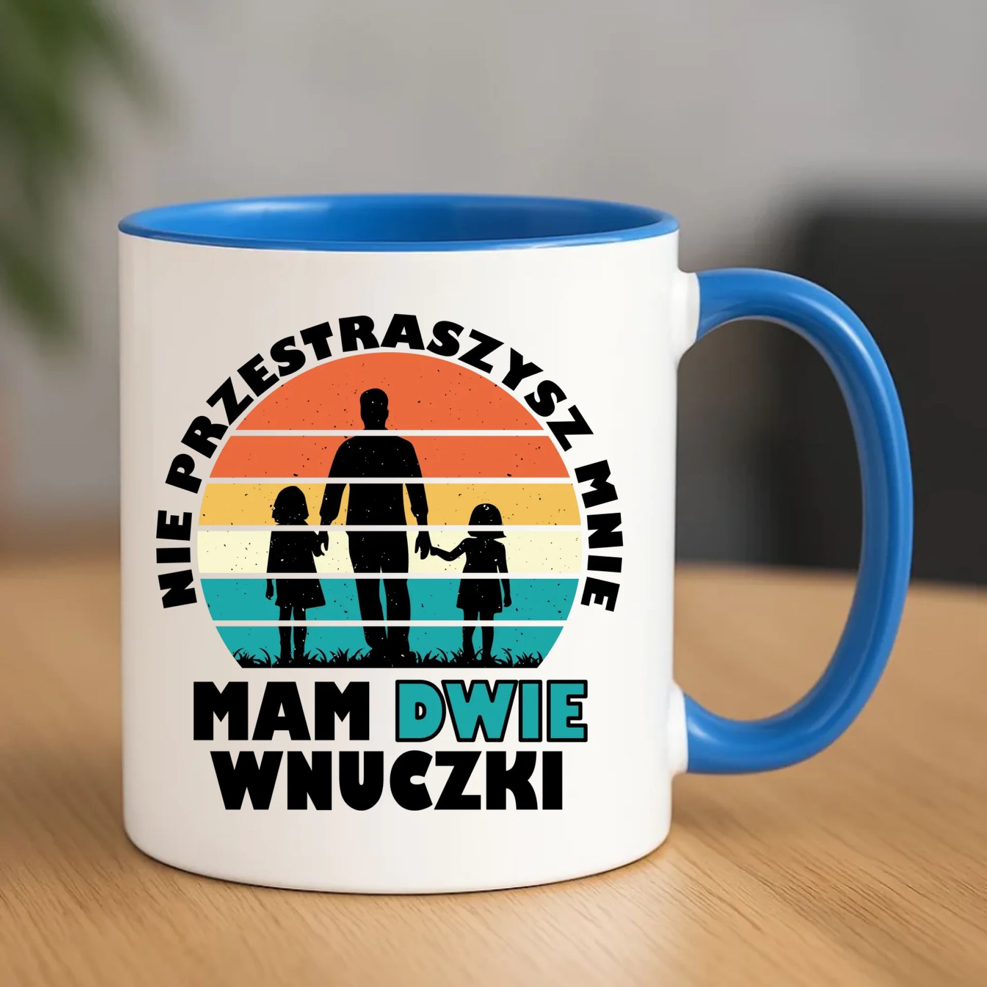 Kubek dla dziadka - Nie przestraszysz mnie mam dwie wnuczki D41 - StoryCups.pl