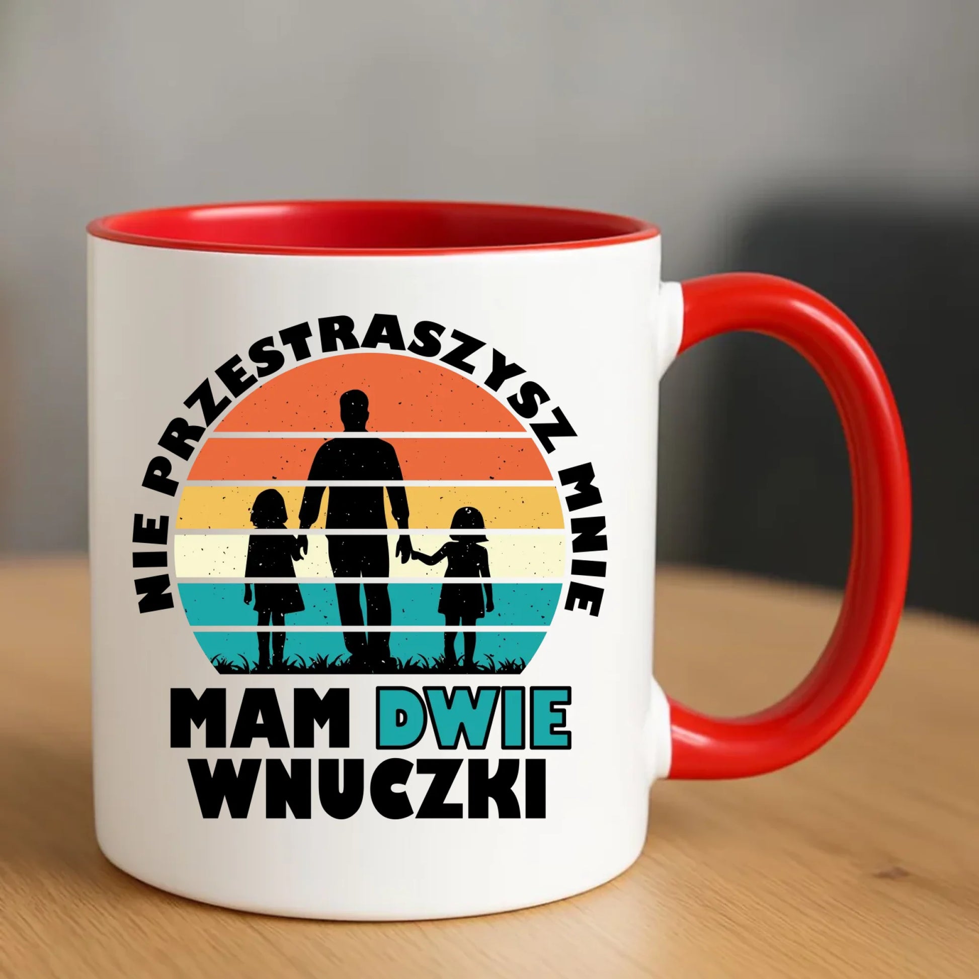 Kubek dla dziadka - Nie przestraszysz mnie mam dwie wnuczki D41 - StoryCups.pl