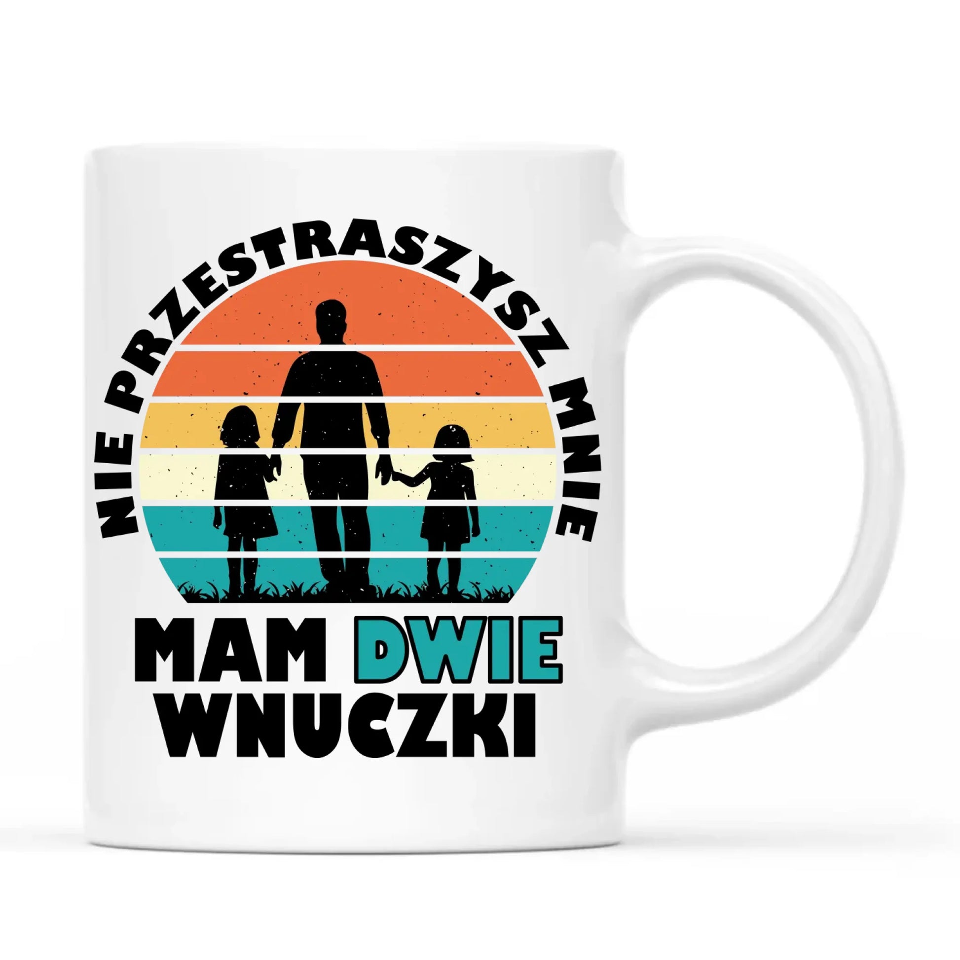 Kubek dla dziadka - Nie przestraszysz mnie mam dwie wnuczki D41 - StoryCups.pl