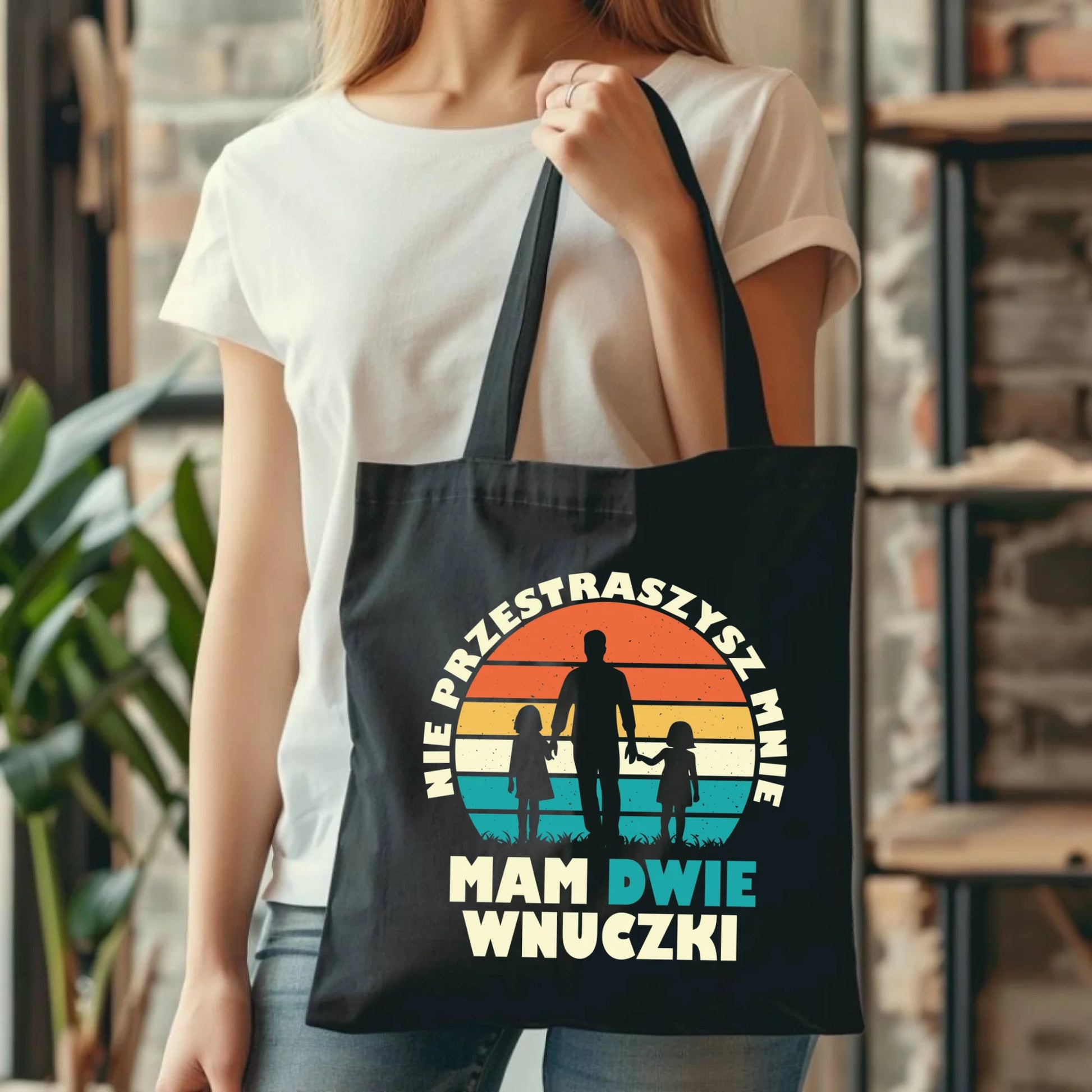 Torba dla dziadka - Nie przestraszysz mnie mam dwie wnuczki D41 - StoryCups.pl