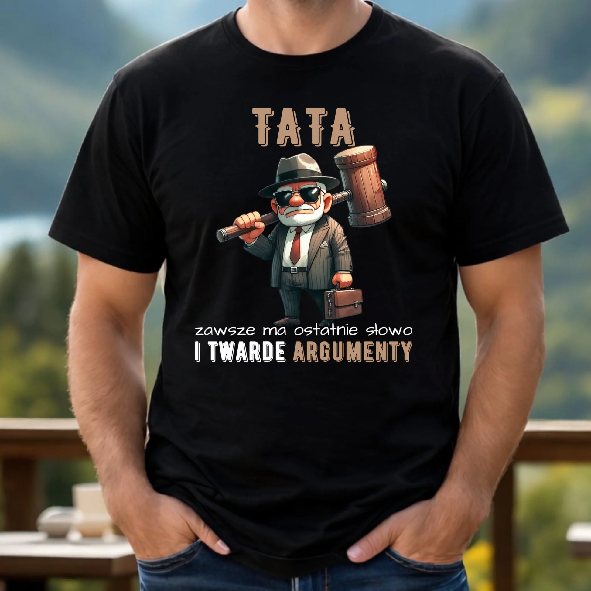 Koszulka męska dla taty - Tata zawsze ma ostatnie słowo DT82 - StoryCups.pl