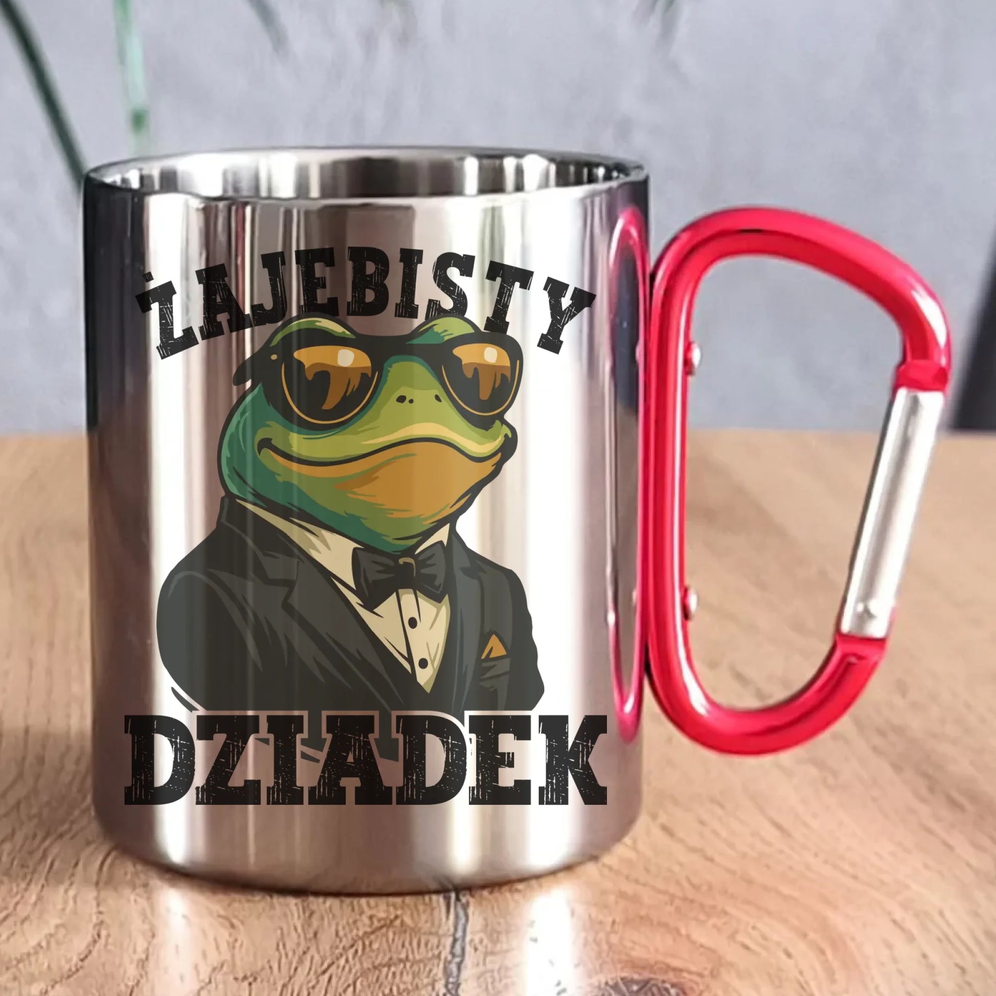 Kubek metalowy dla dziadka - Żajebisty dziadek D42 - StoryCups.pl