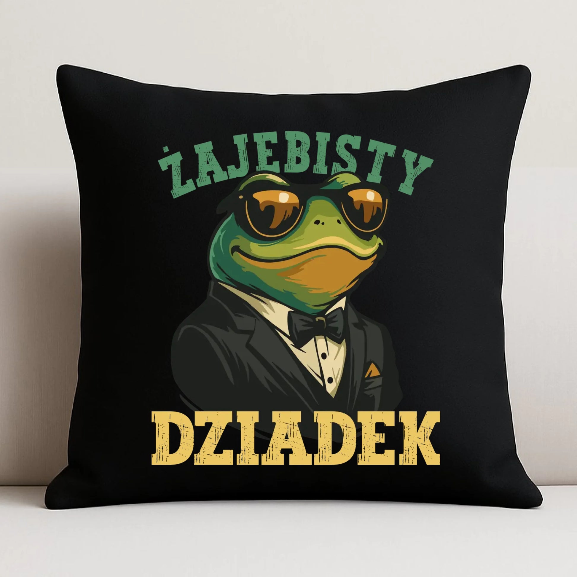 Poduszka dekoracyjna dla dziadka - Żajebisty dziadek D42 - StoryCups.pl