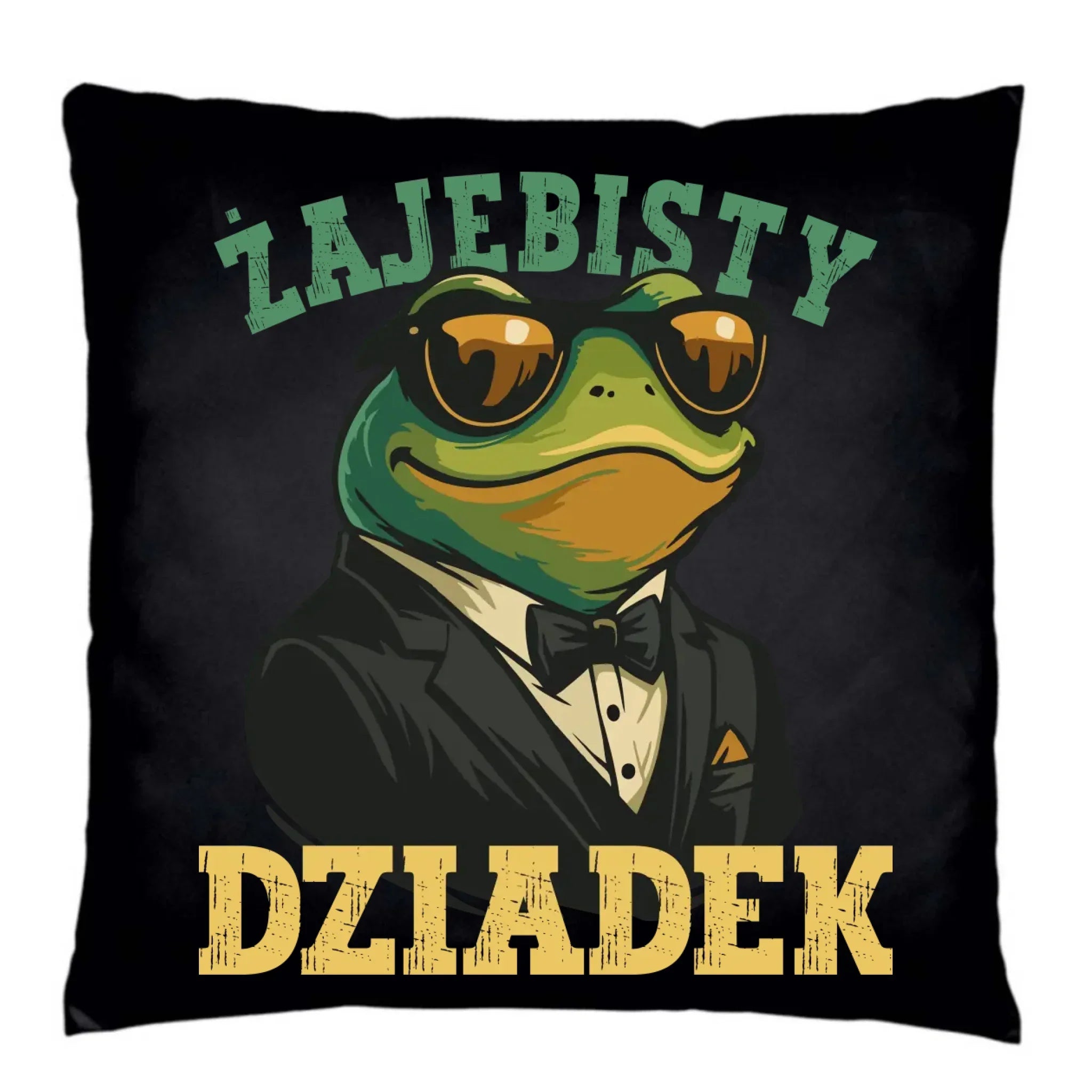 Poduszka dekoracyjna dla dziadka - Żajebisty dziadek D42 - StoryCups.pl