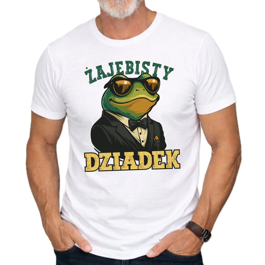 Koszulka dla dziadka - Żajebisty dziadek D42 - StoryCups.pl