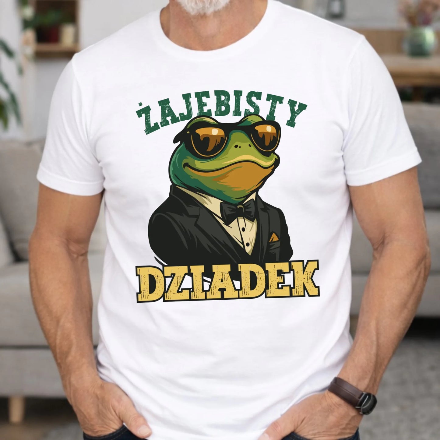 Koszulka dla dziadka - Żajebisty dziadek D42 - StoryCups.pl