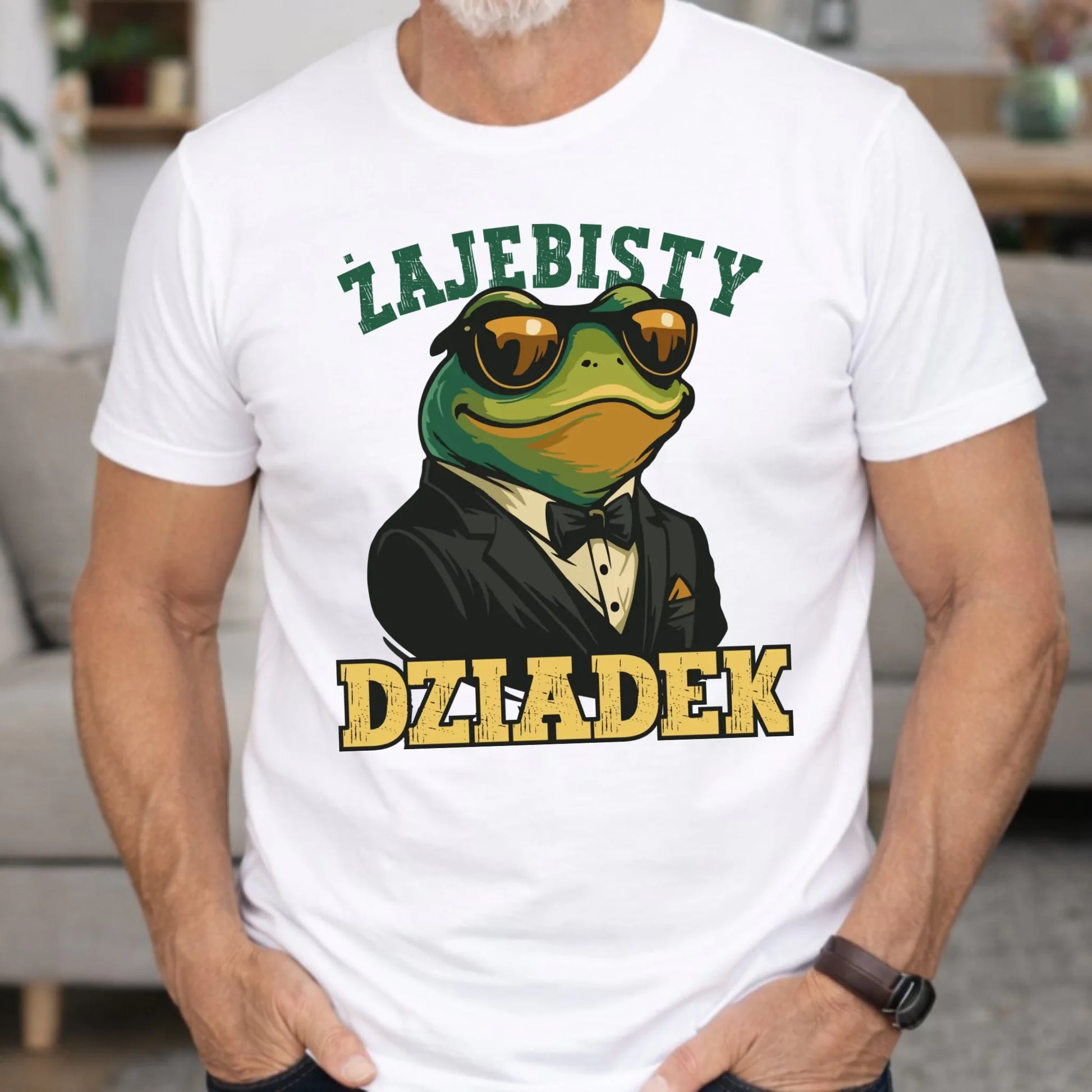 Koszulka dla dziadka - Żajebisty dziadek D42 - StoryCups.pl