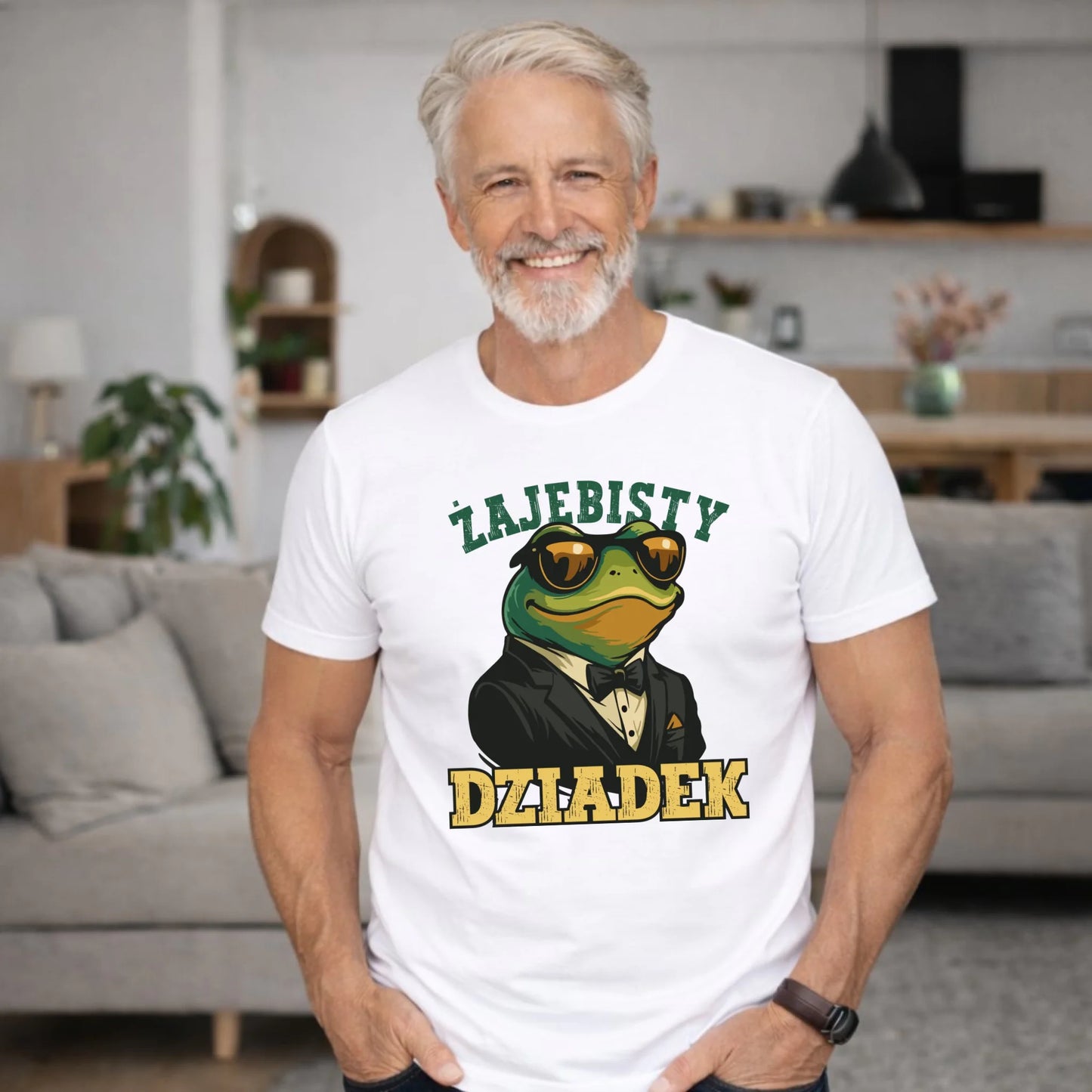 Koszulka dla dziadka - Żajebisty dziadek D42 - StoryCups.pl