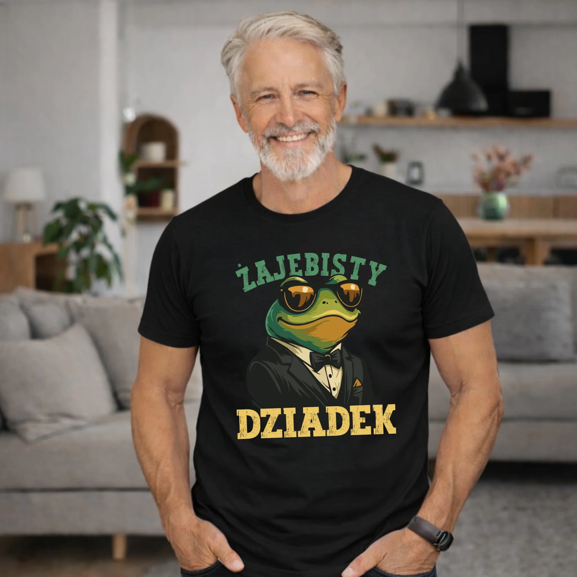Koszulka dla dziadka - Żajebisty dziadek D42 - StoryCups.pl