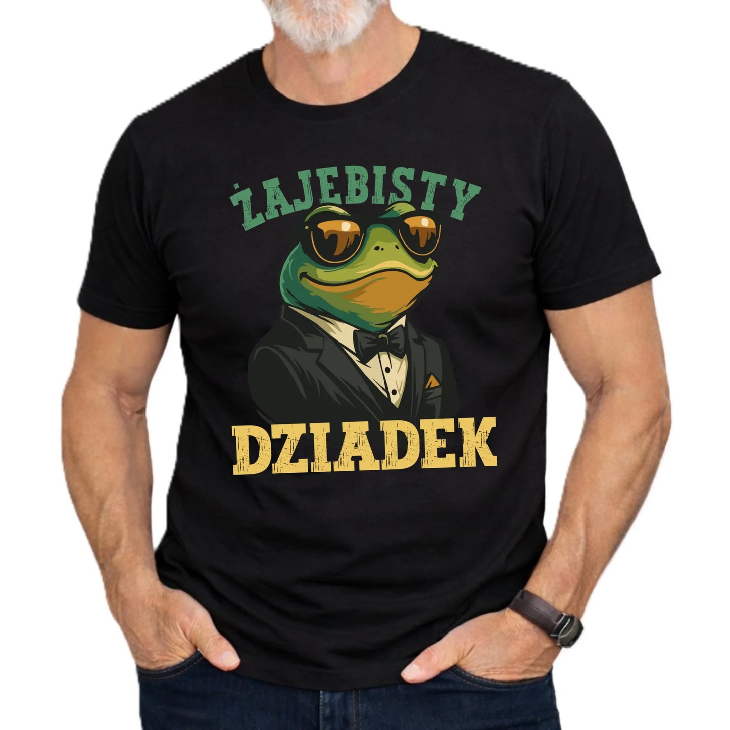 Koszulka dla dziadka - Żajebisty dziadek D42 - StoryCups.pl