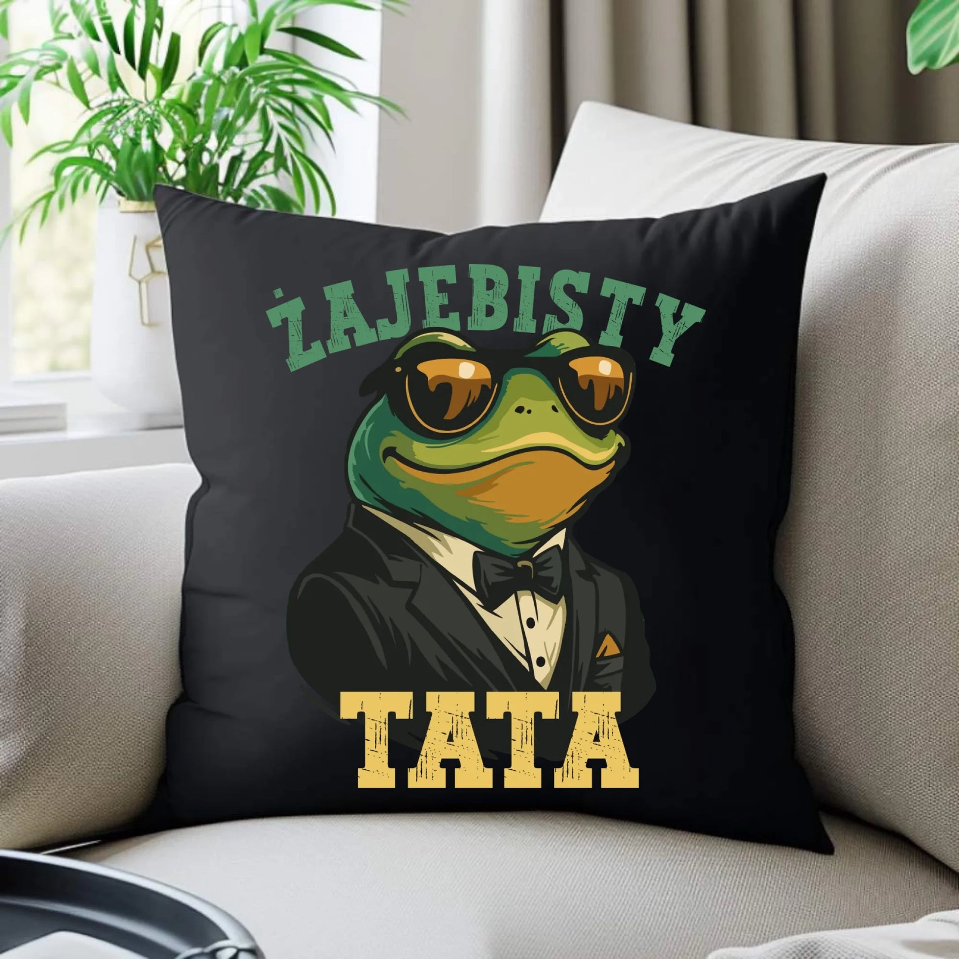 Poduszka dekoracyjna dla taty - Żajebisty tata DT83 - StoryCups.pl