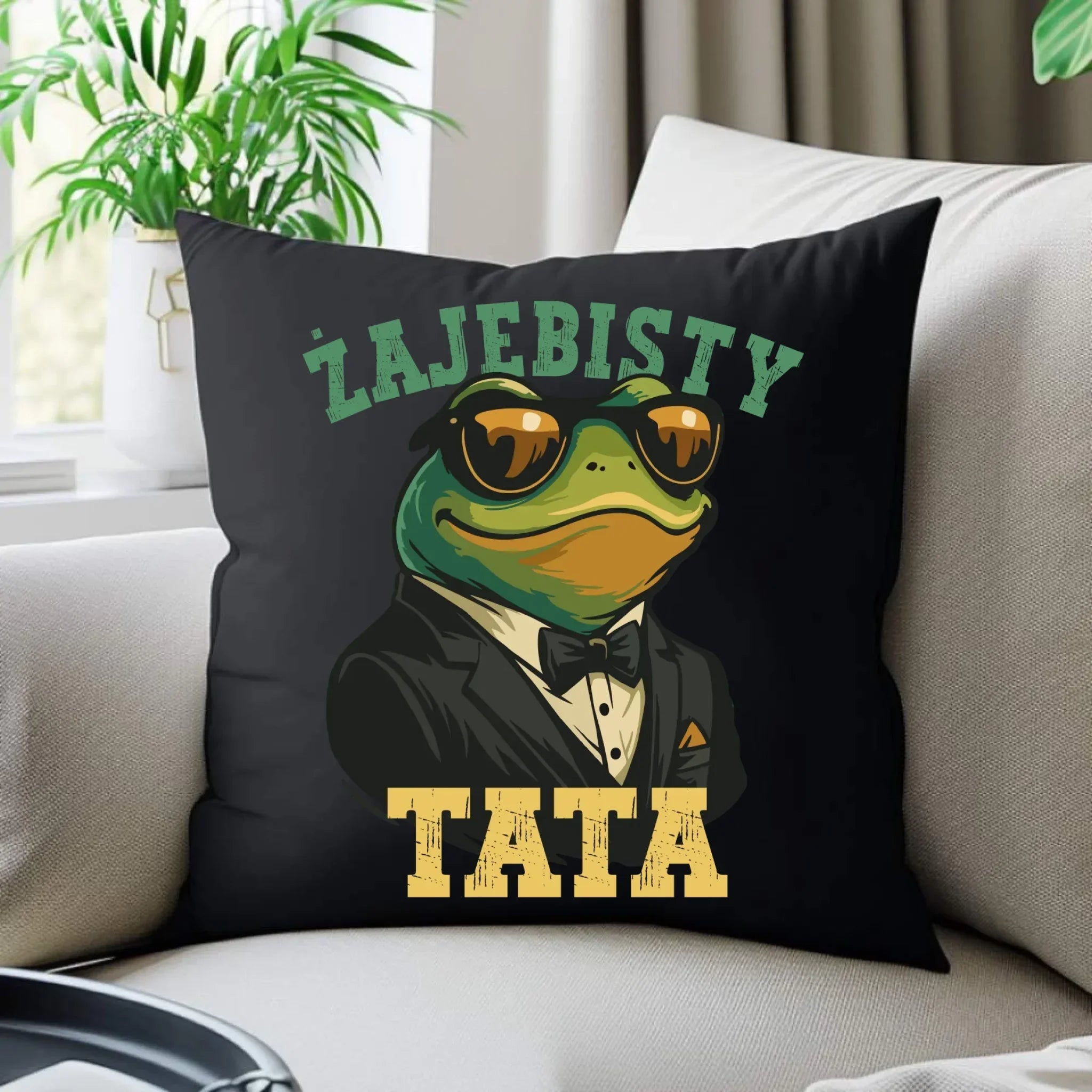 Poduszka dekoracyjna dla taty - Żajebisty tata DT83 - StoryCups.pl