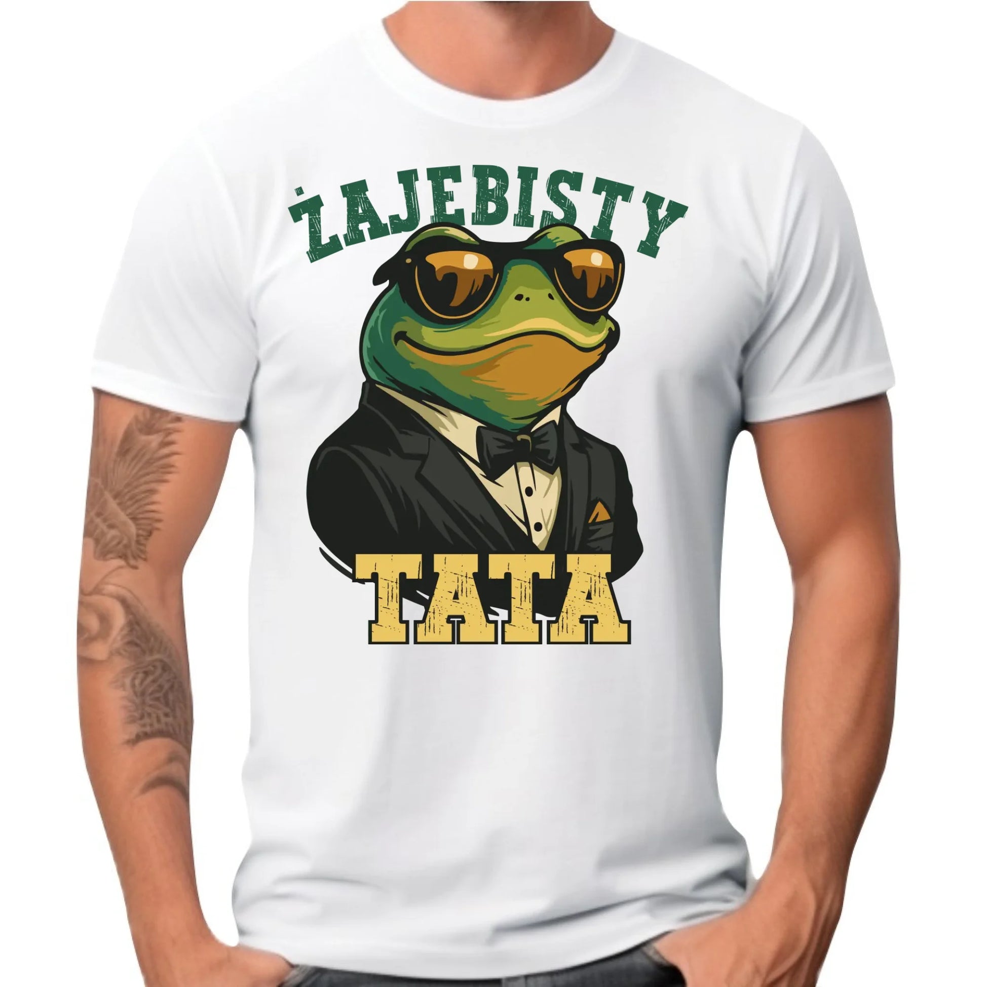 Koszulka męska dla taty - Żajebisty tata DT83 - StoryCups.pl