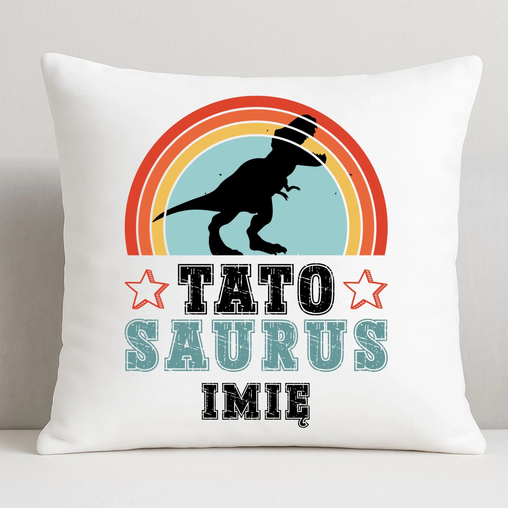 Poduszka dla taty - Tato Saurus - personalizowana DT03 - StoryCups.pl